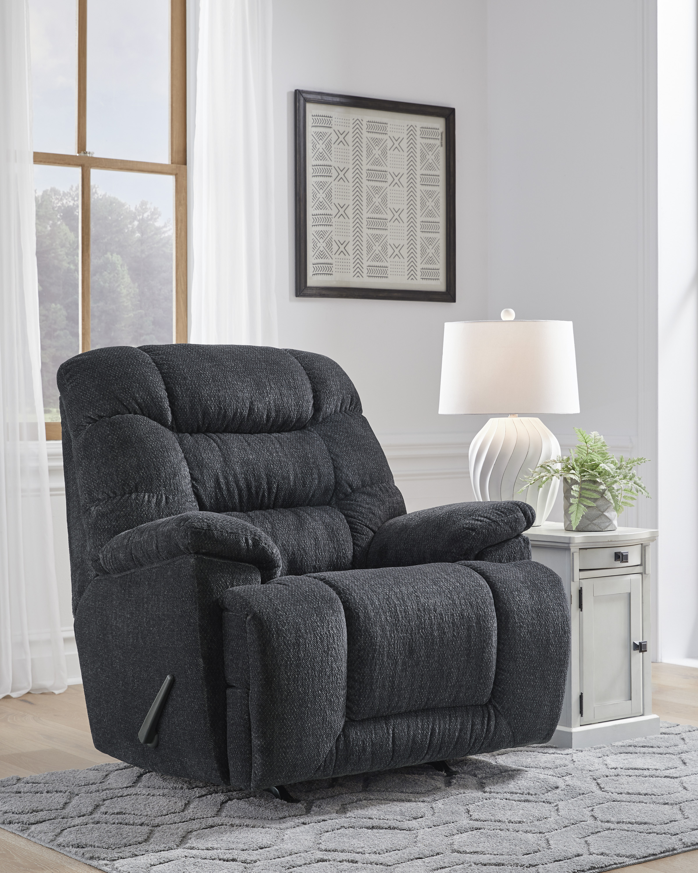 Ashley Signature Design Bridgtrail 1650325 Casual Big Tall Rocker Recliner Rooms and Rest Recliner Three Way