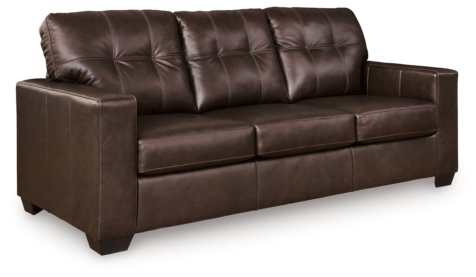 Signature Design By Ashley Santorine 2170639 Leather Match Queen Sofa ...