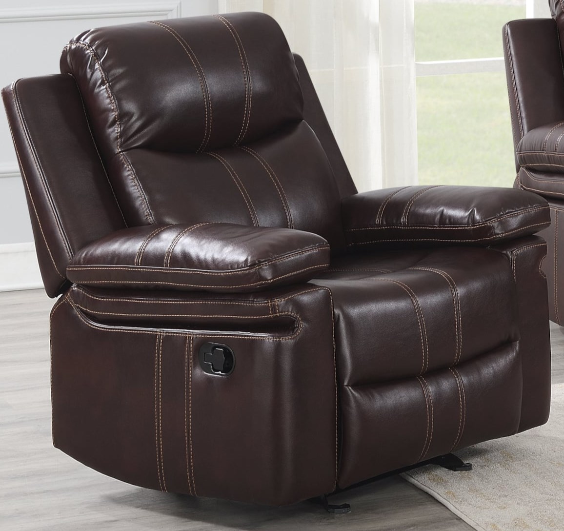 Mesa brown on sale glider recliner