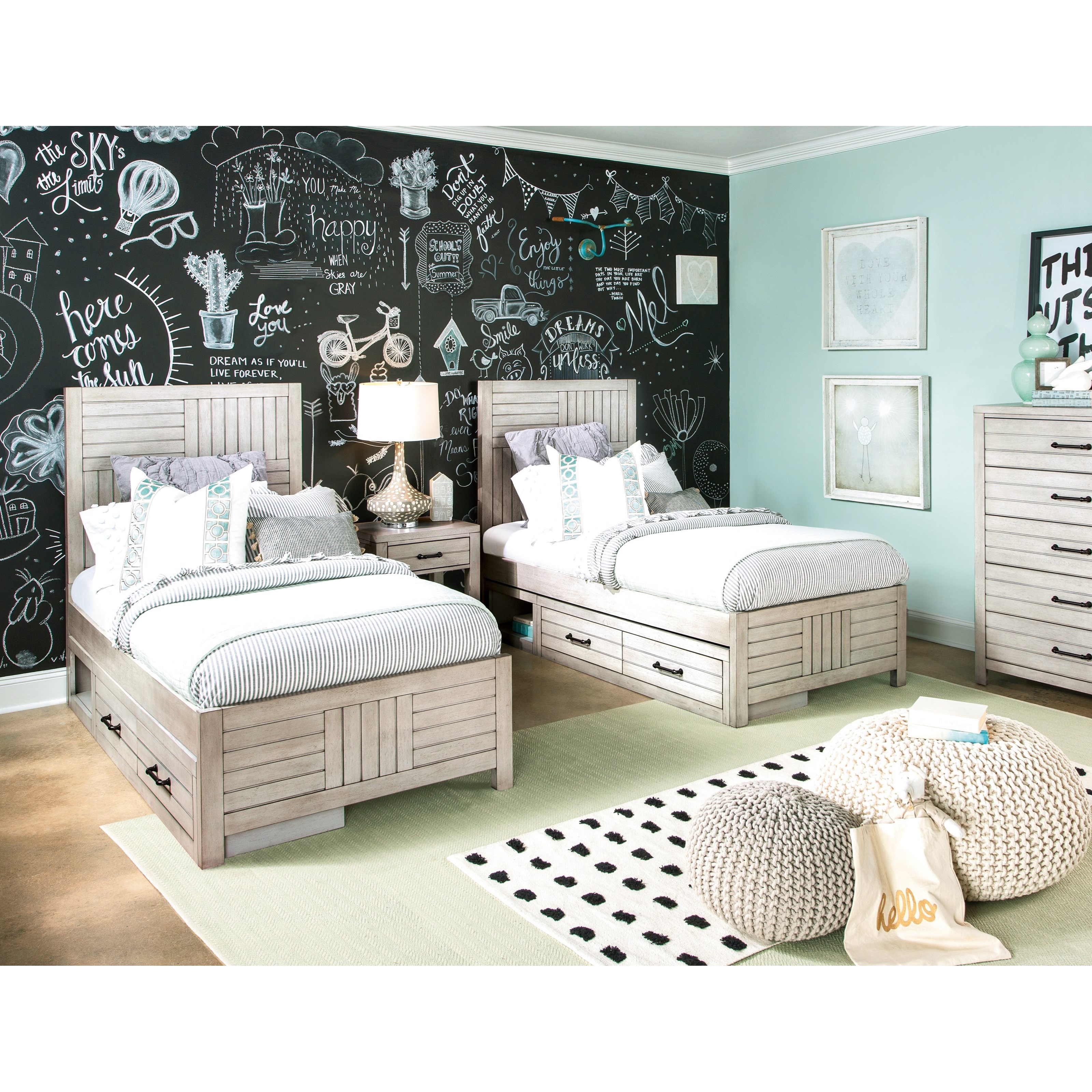 Two twin store bed sets