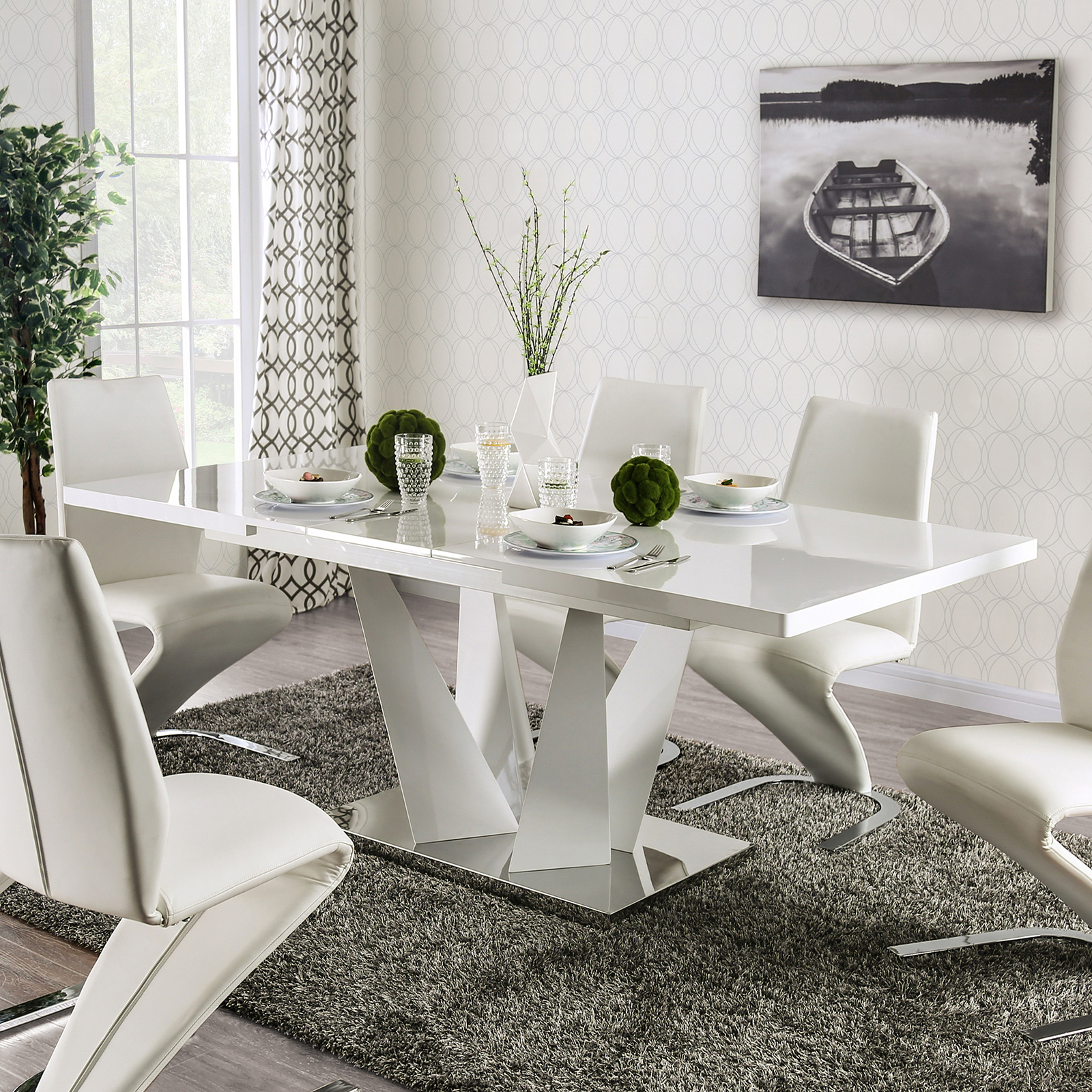 Glam dining room table hot sale