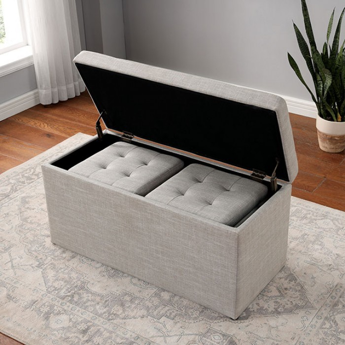 Padded ottoman online bench