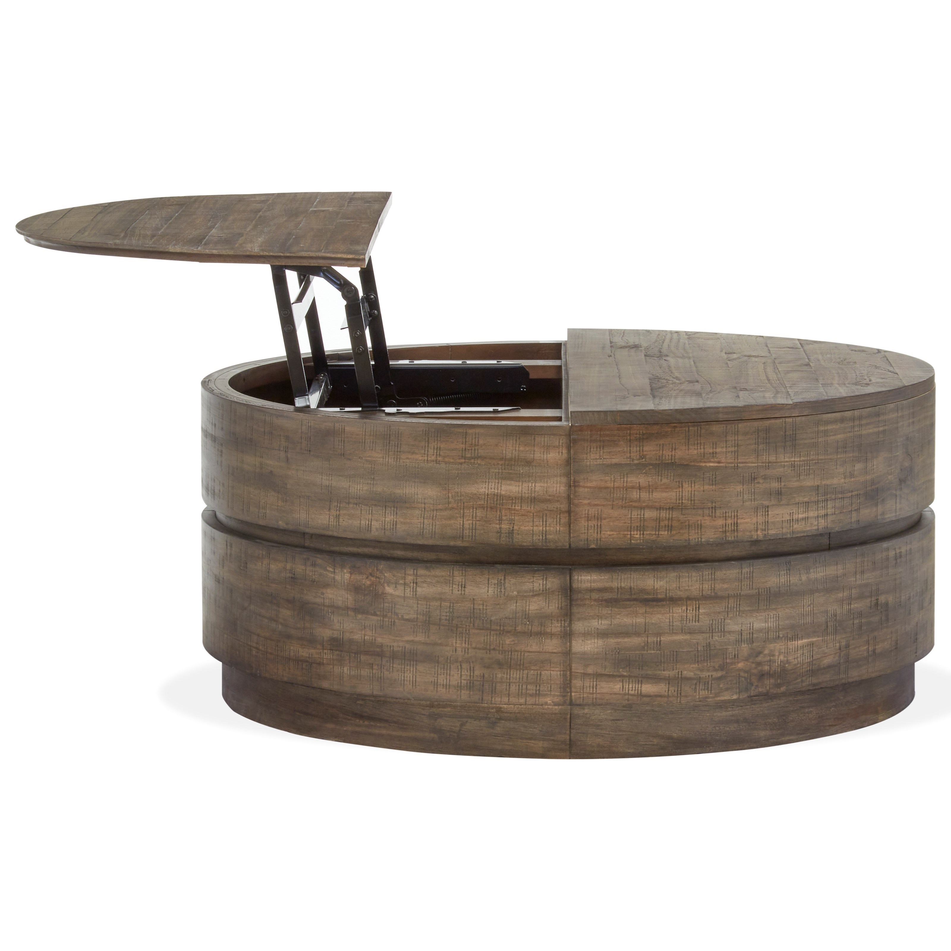 Round lift top cocktail table discount