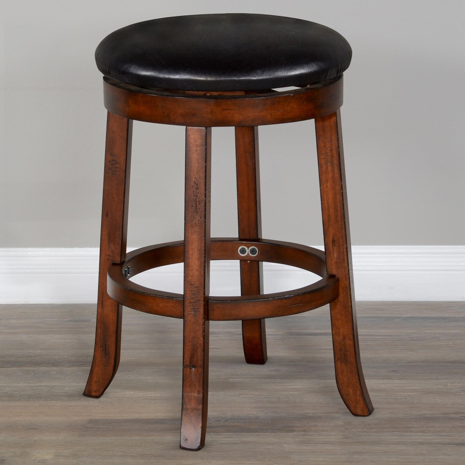 Leather 2024 stool cushion