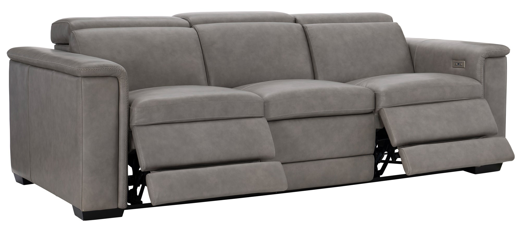 Bernhardt Lioni 9567RO Contemporary Power Sofa With USB Port | Baer's ...