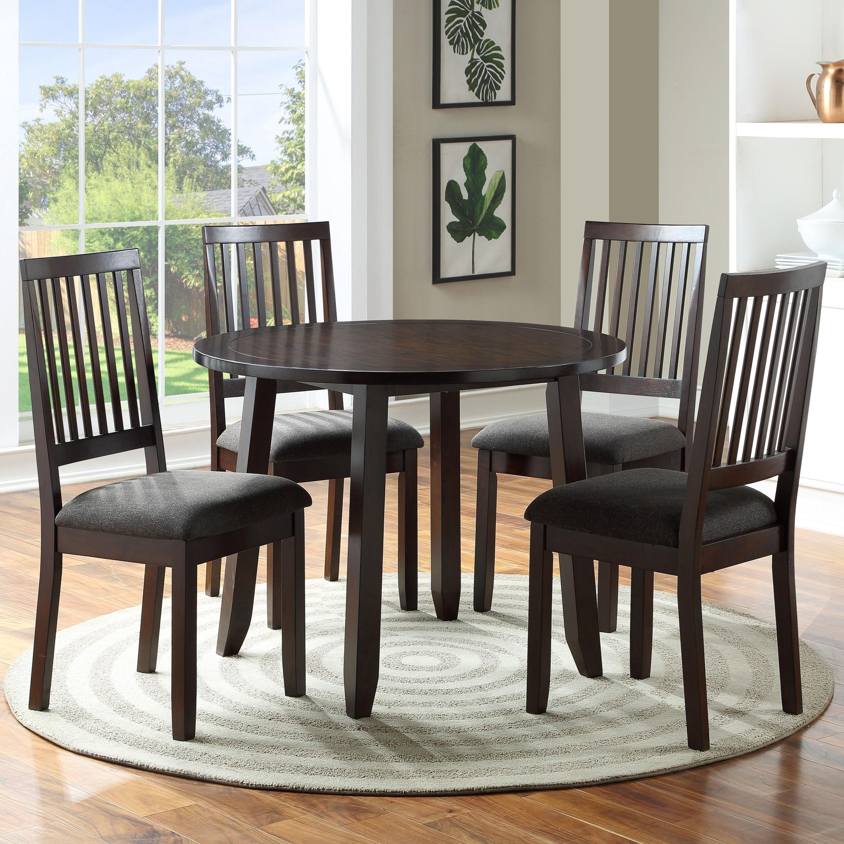 Circular dining table set for online 4