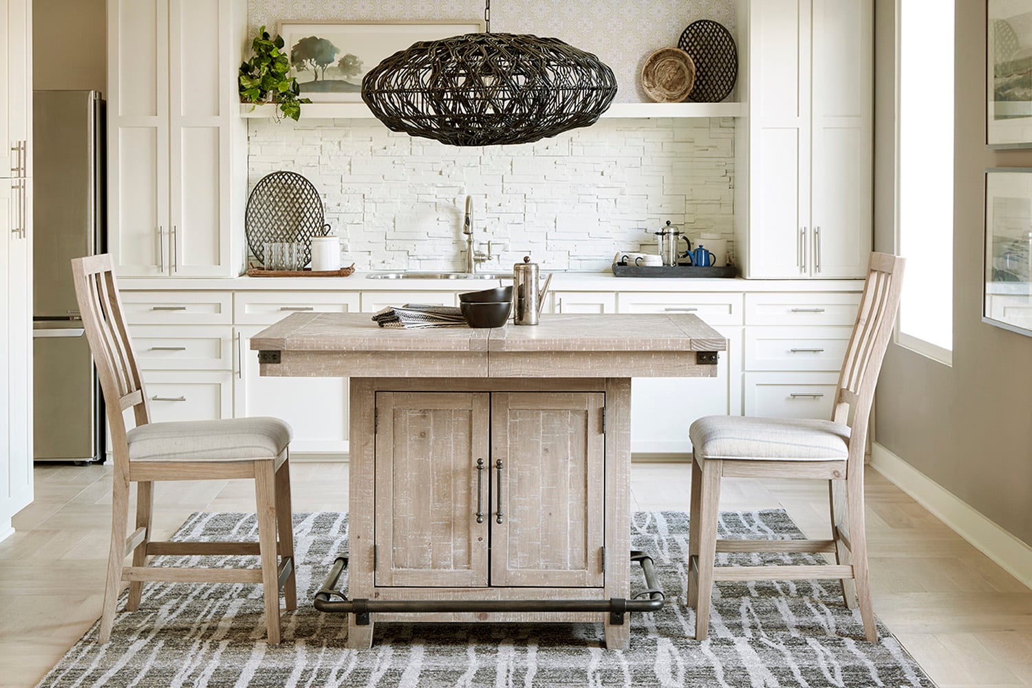 Rustic farmhouse counter height hotsell table
