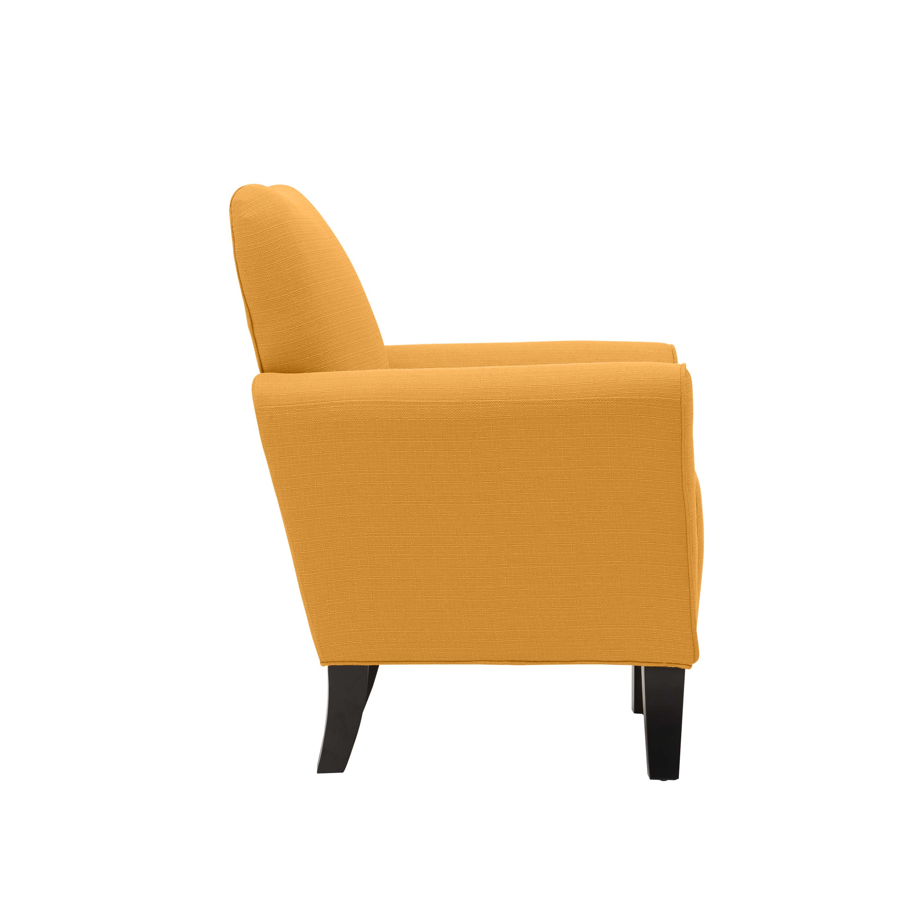 Handy Living B340C LIN20 103 Transitional Armchair in Mustard