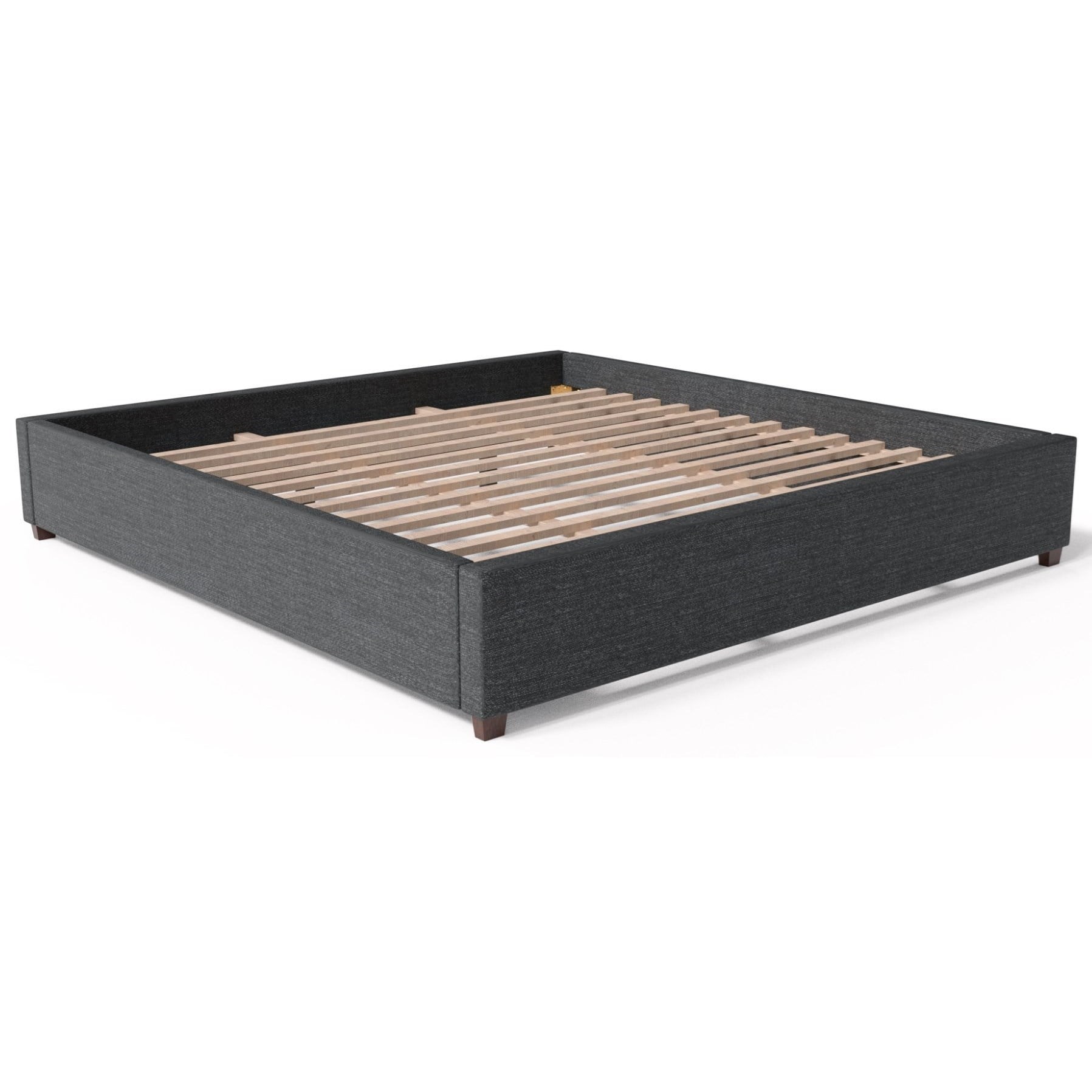 Malouf Eastman STQQCHEASTPL Queen Charcoal Eastman Platform Bed Frame ...