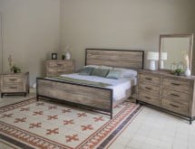 Pine queen on sale bedroom set