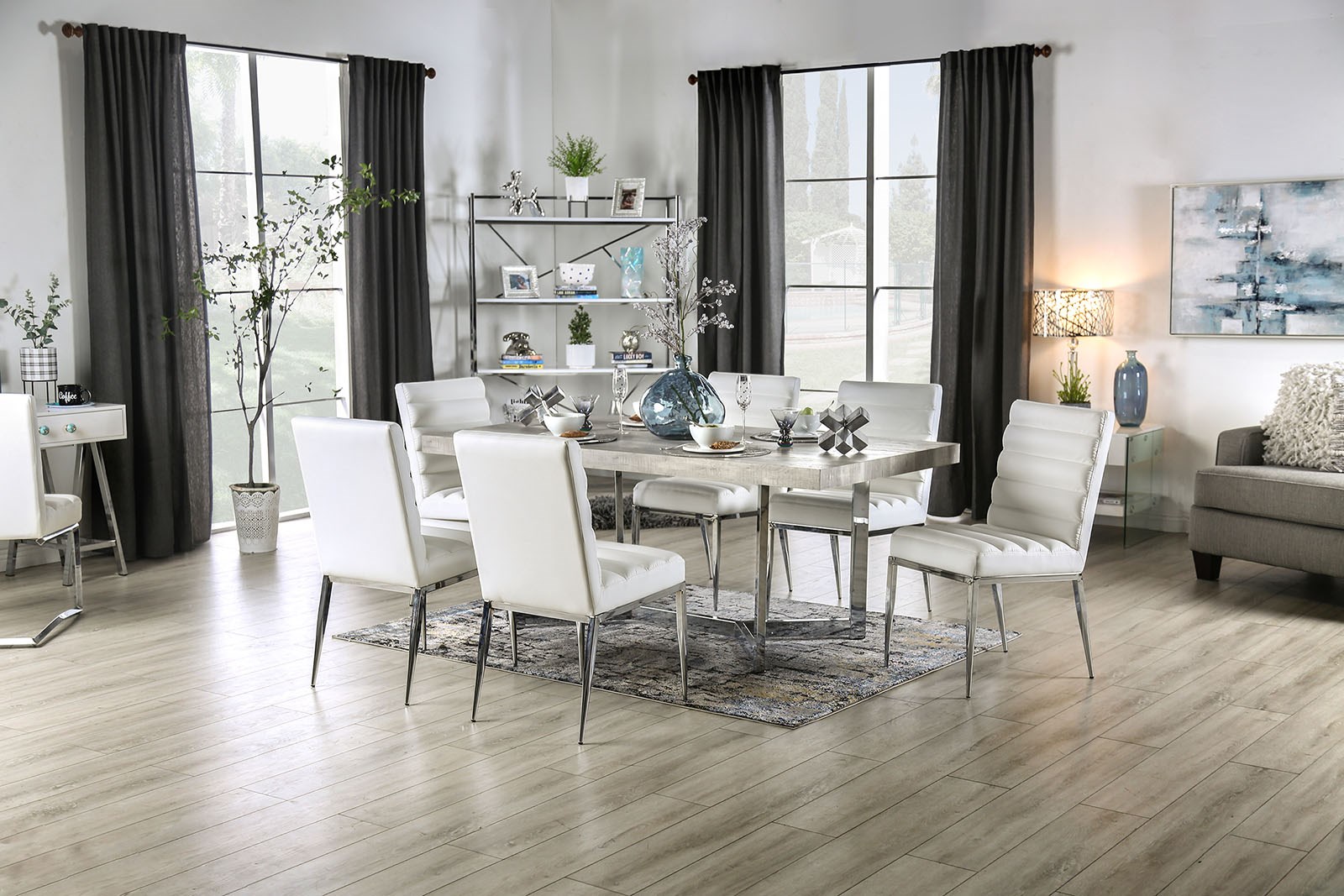 Modern dining room 2024 sets 7 pieces