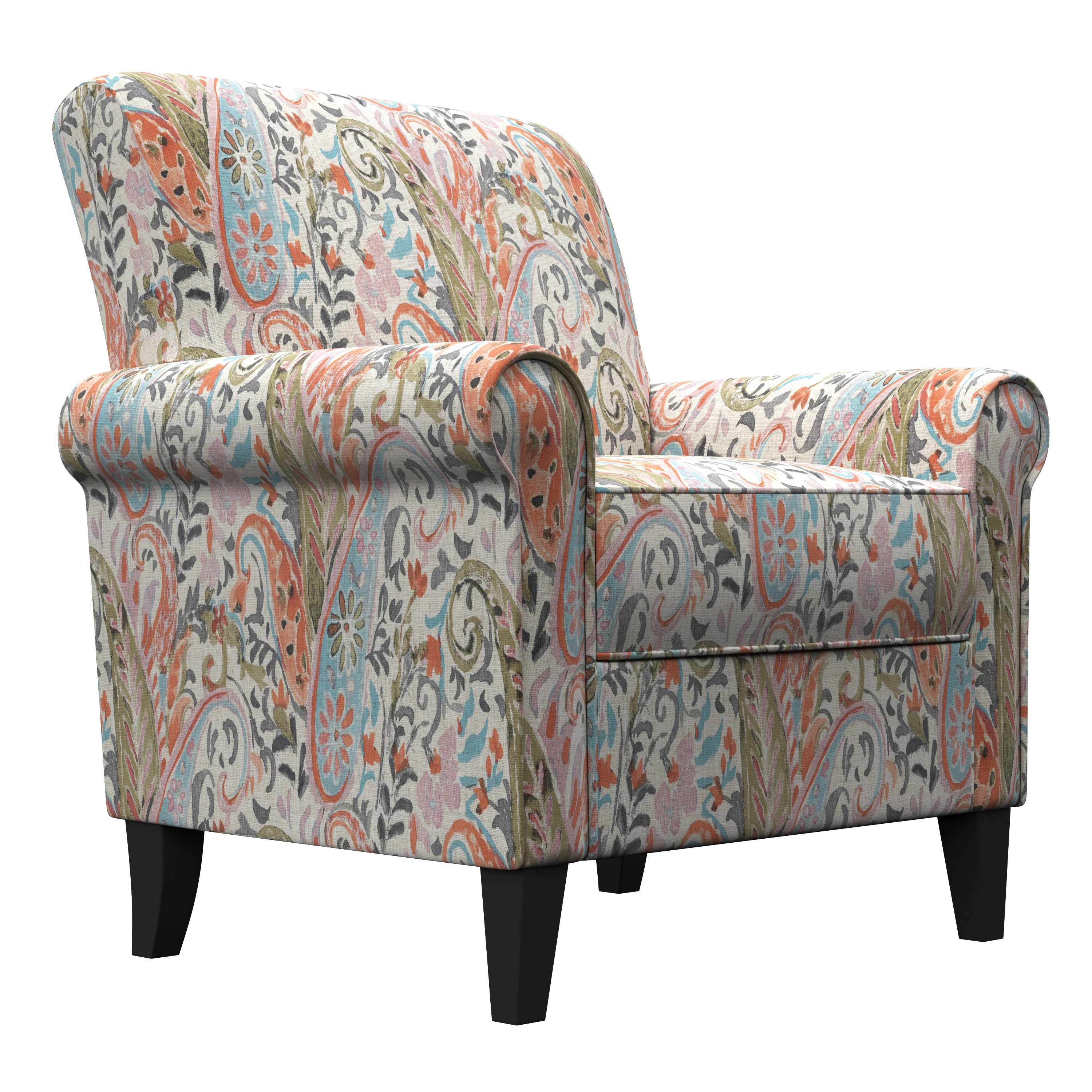 Paisley arm outlet chair