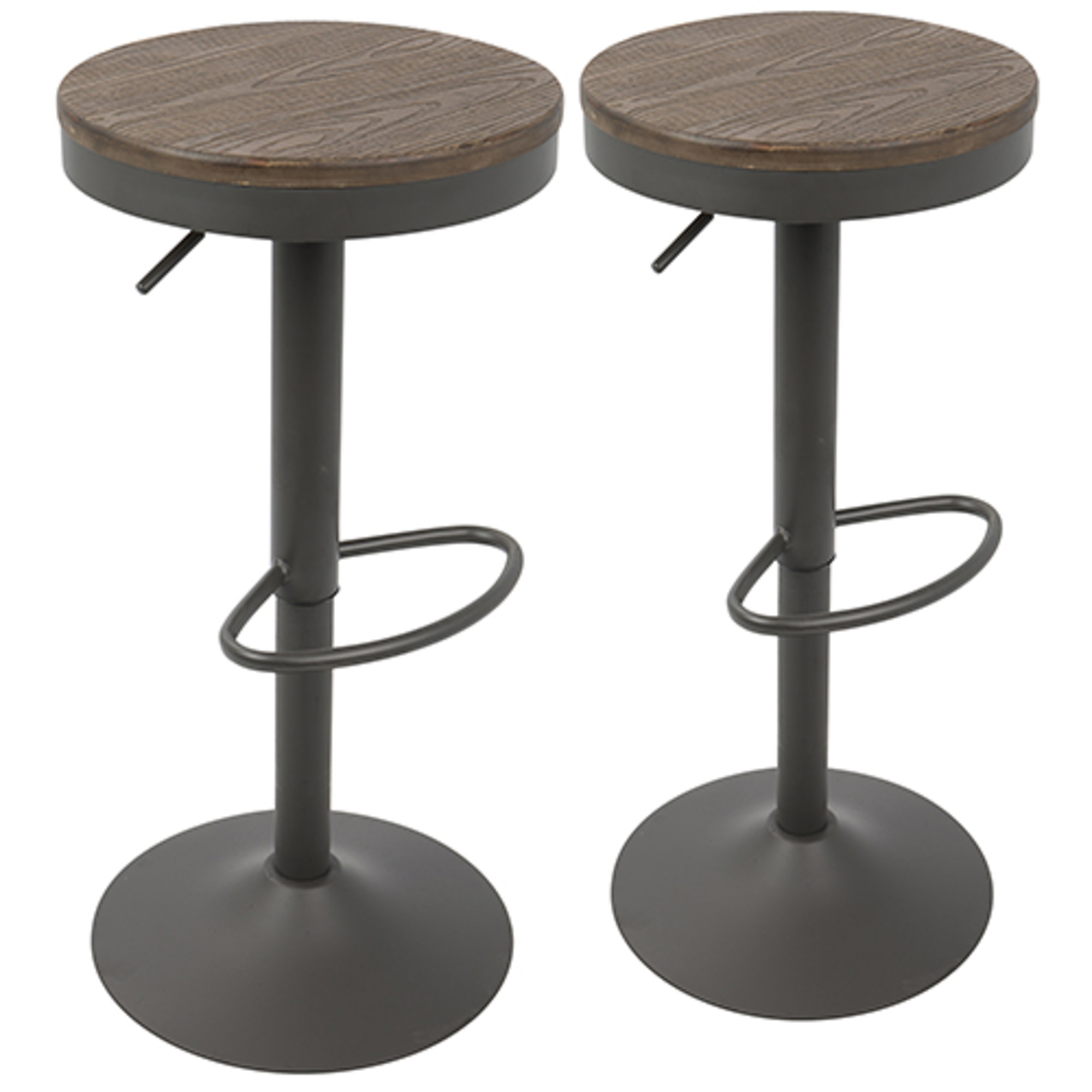 Threshold dakota adjustable barstool with online back