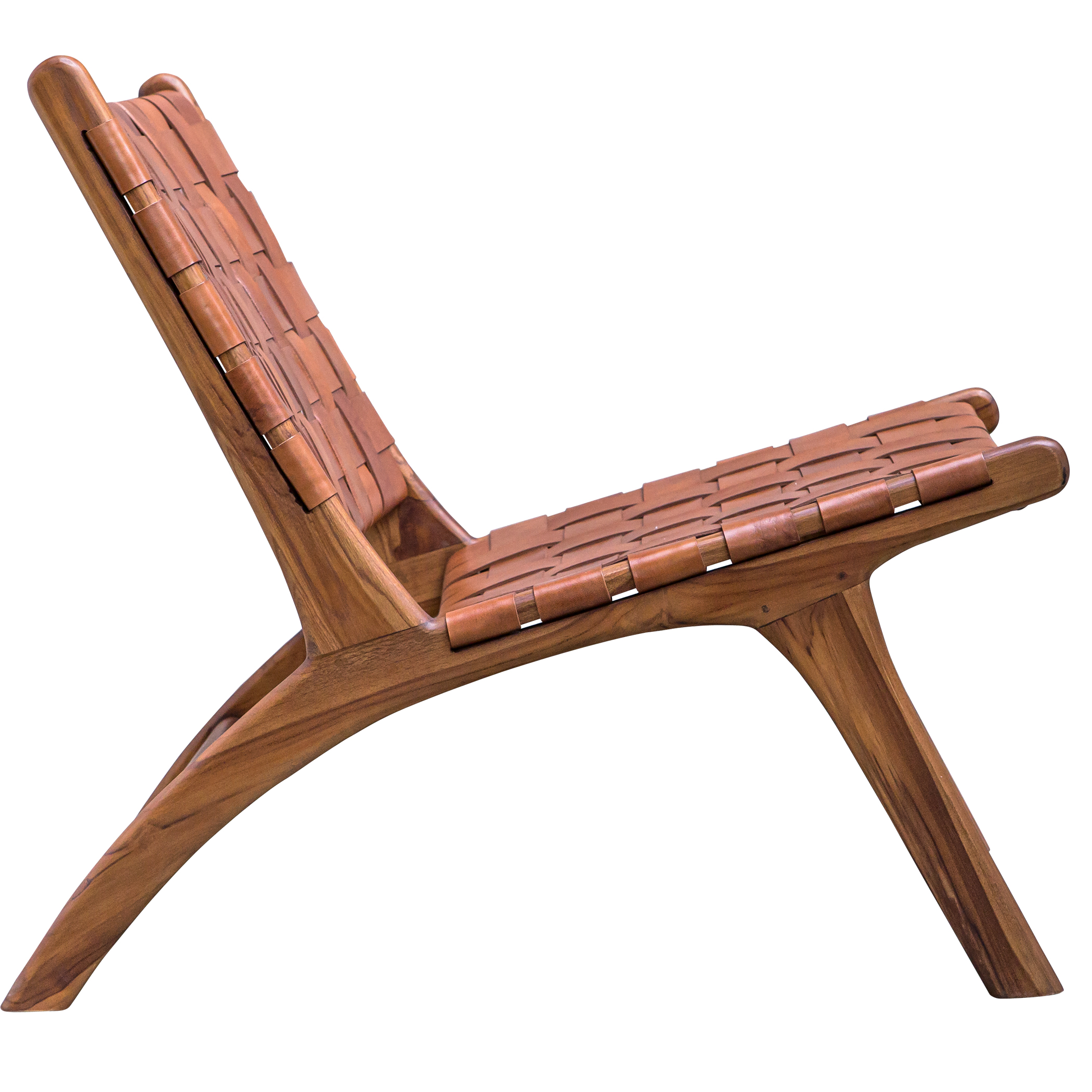 Leather strap arm online chair