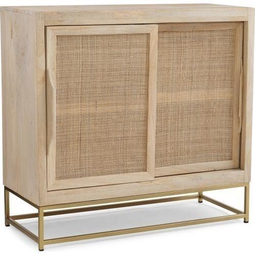 Rattan sliding door deals cabinet