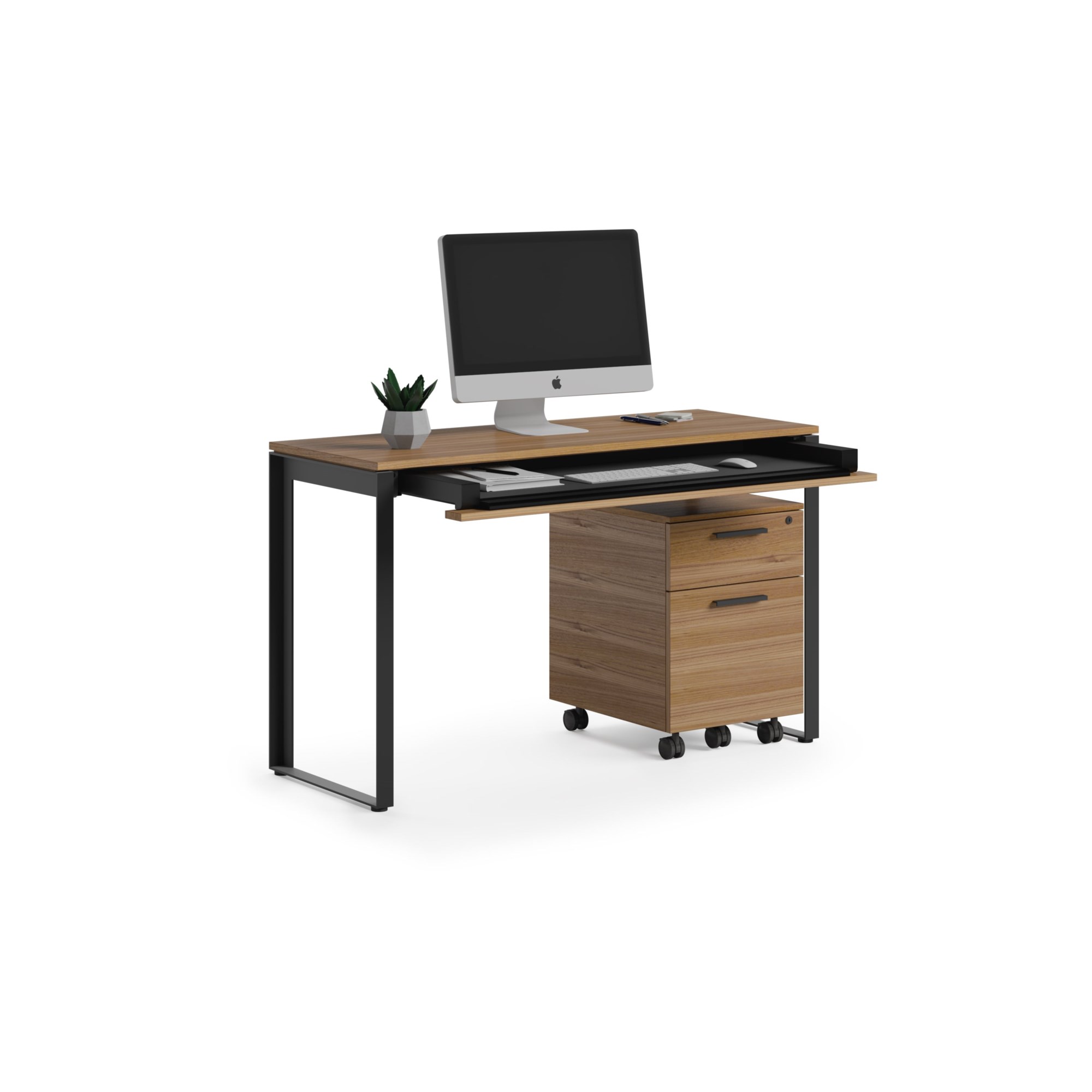 Linea 6224 Modern Home Office Desk Return