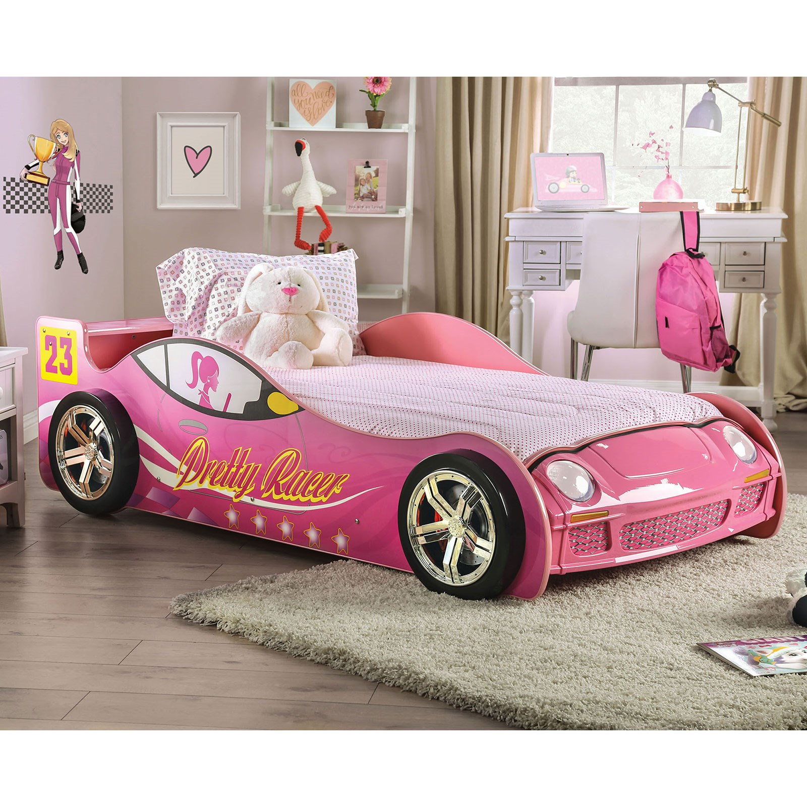 Girls race car bed new arrivals