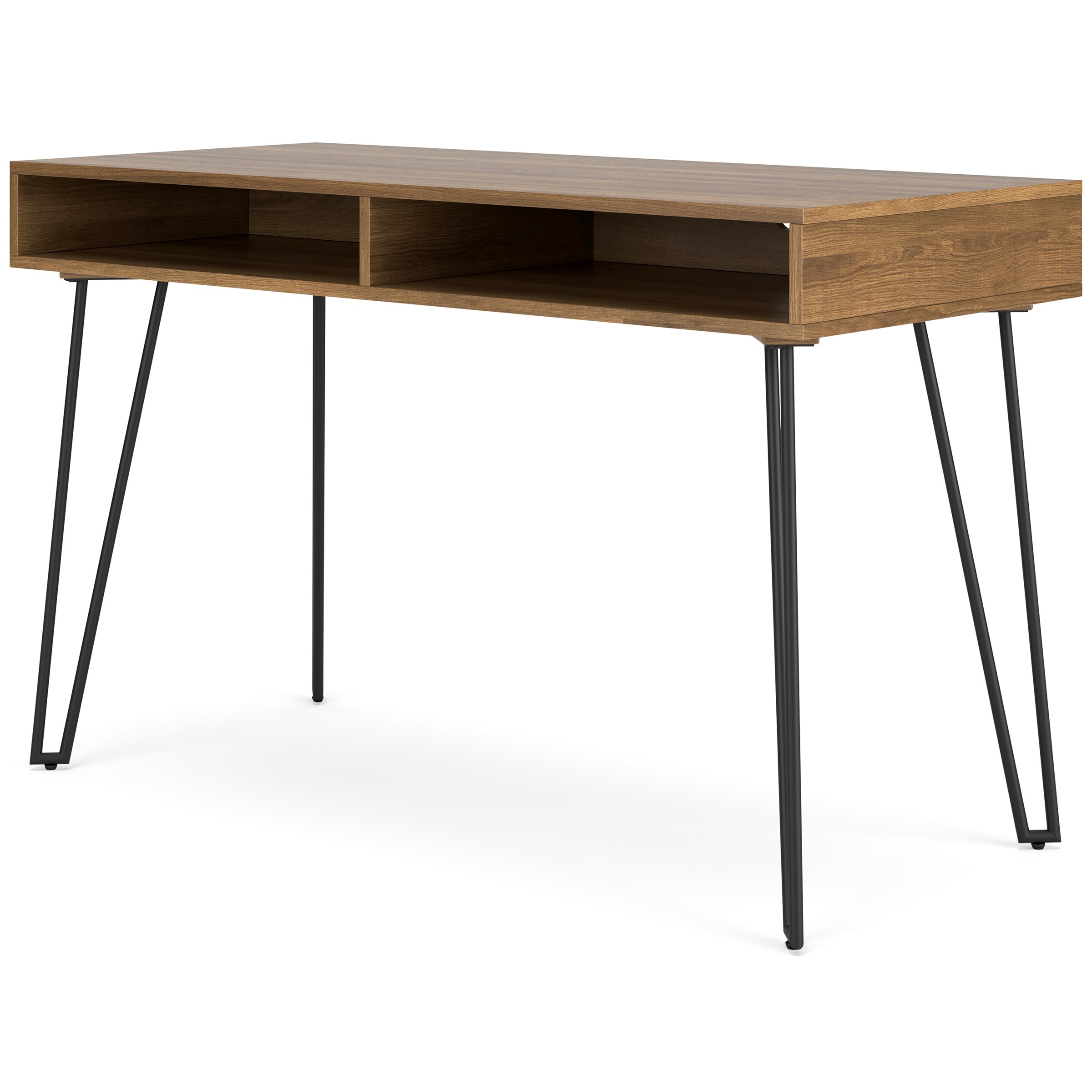 Target hairpin clearance leg desk