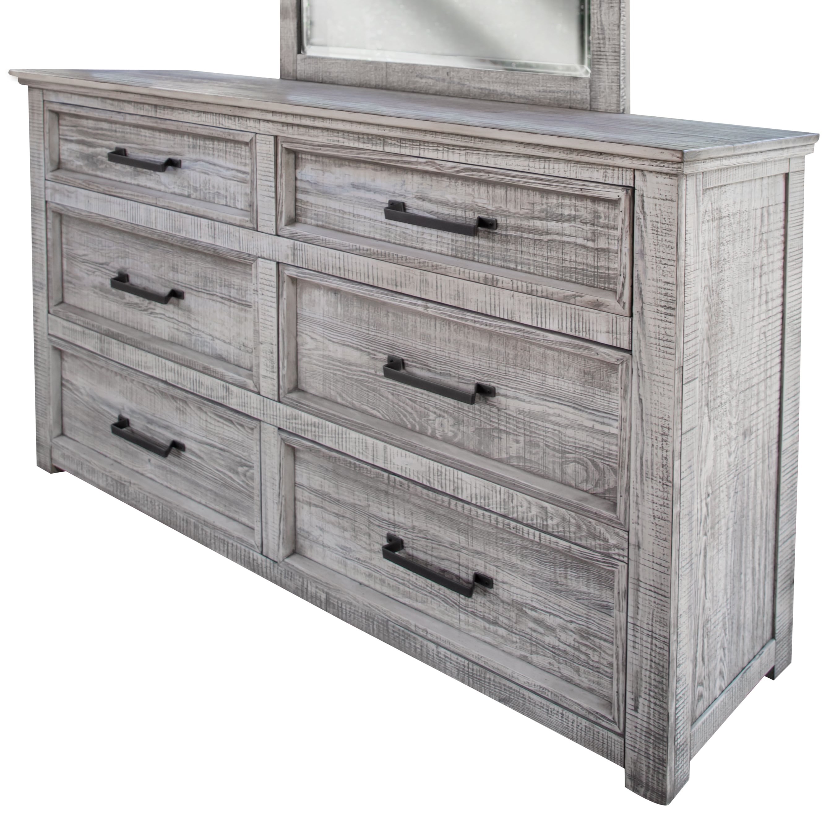 VFM Signature Arena IFD1851DSR Farmhouse Style 6 Drawer Dresser