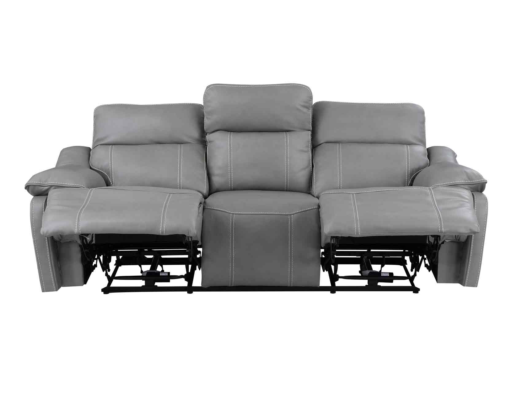 Contemporary power reclining discount sofa