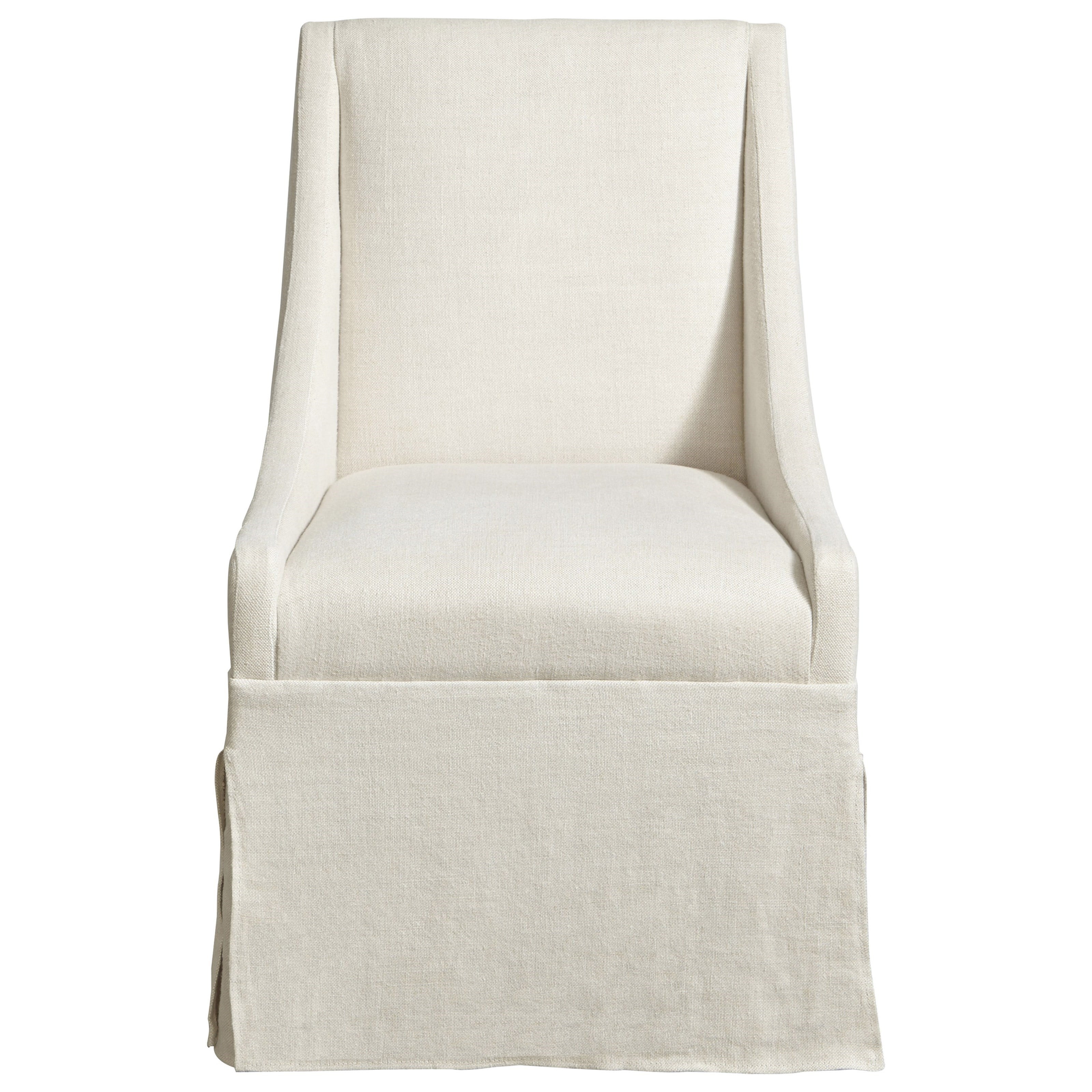 Skirted upholstered shop dining chair