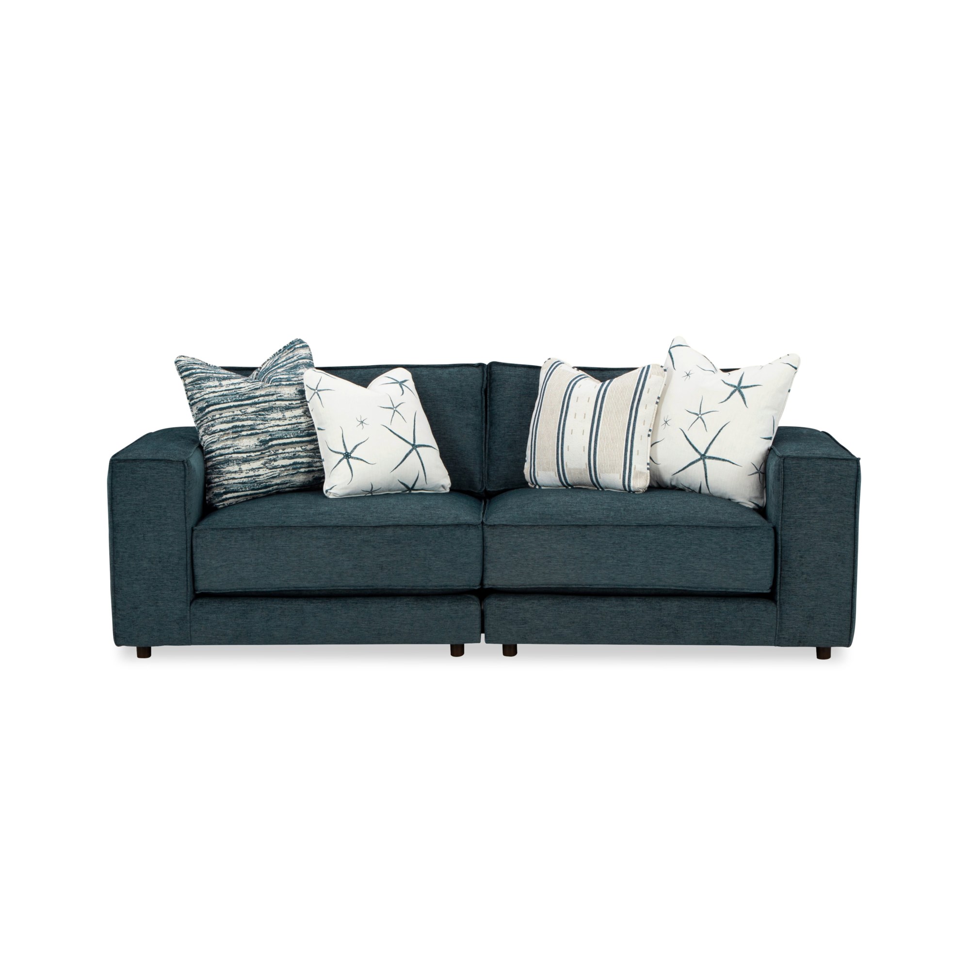 734801BD ROBBIE-23 Sofa Furniture Modular Seats Stationary Contemporary with - Home Craftmaster Collections 2 Uph | Sofas | 734819BDx1+734818BDx1