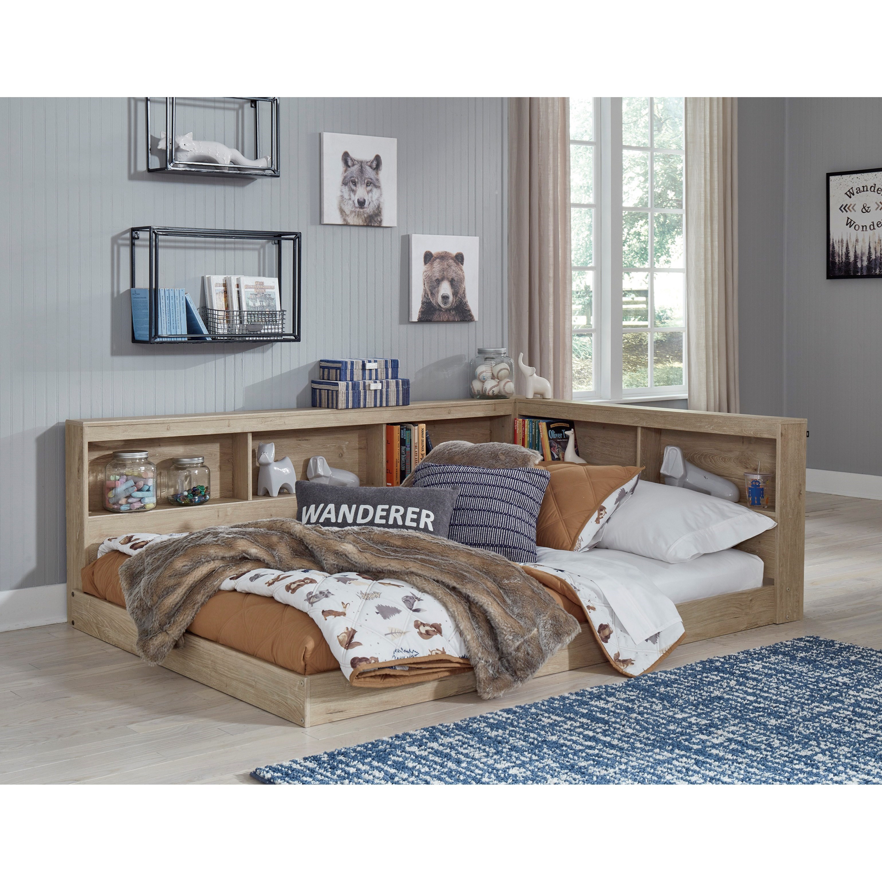 Bookcase bed deals