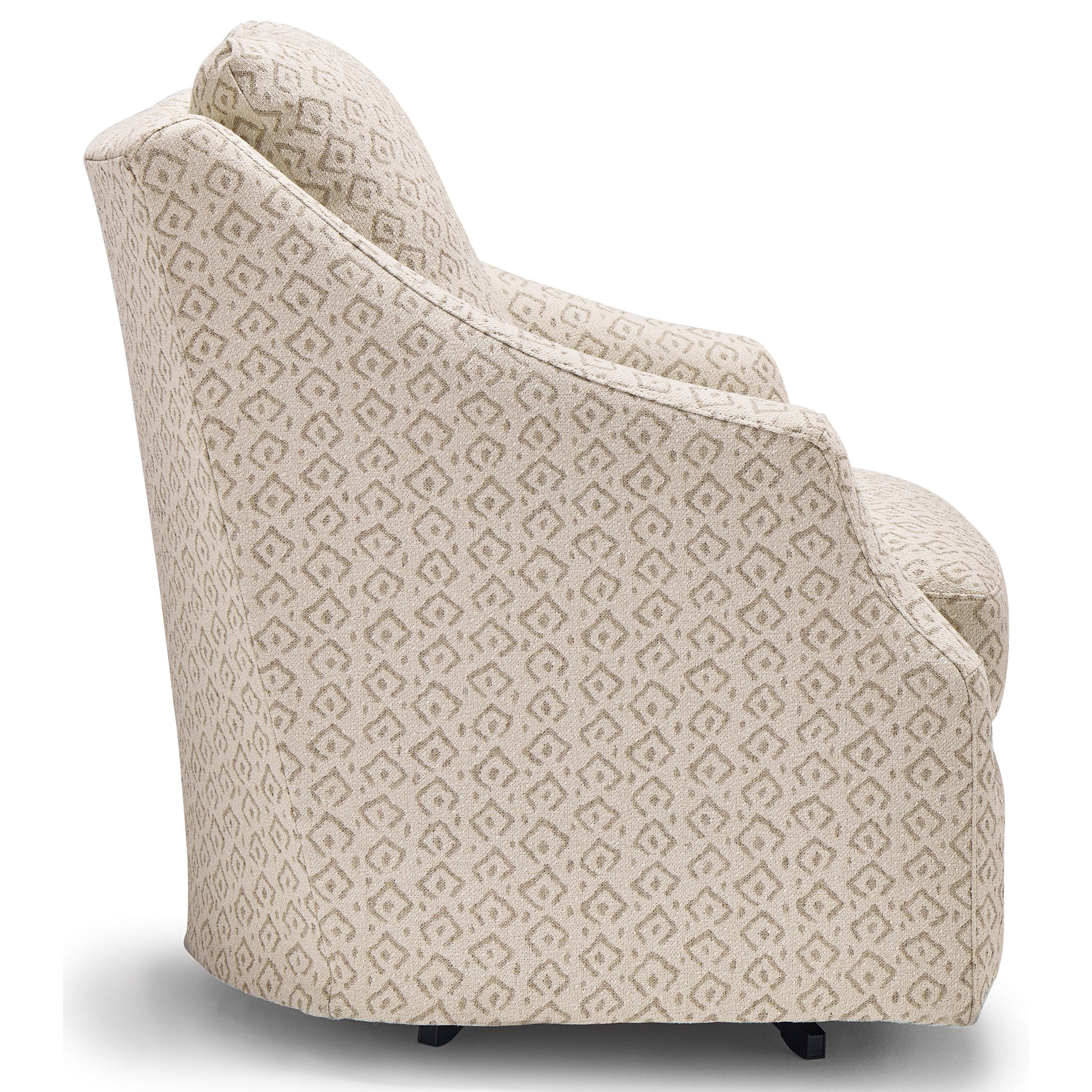 Modern swivel glider top chair