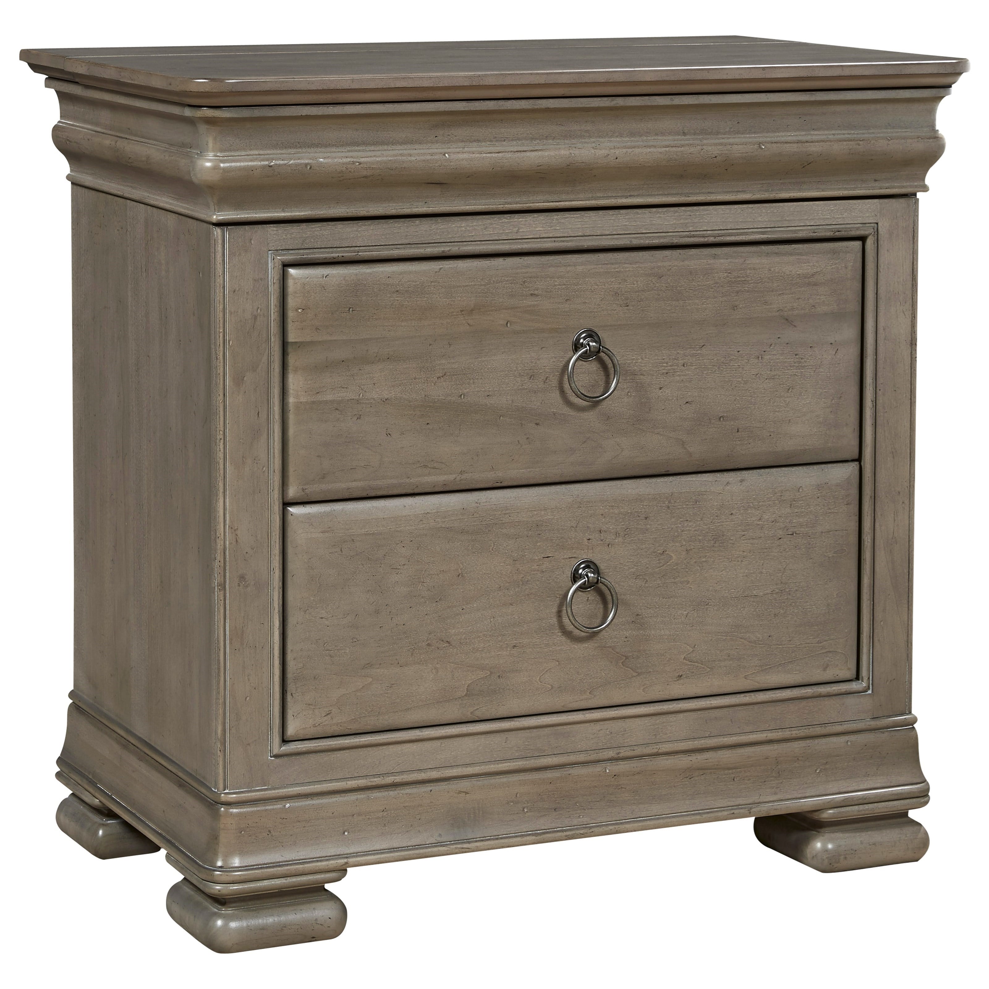 Universal Reprise 581A355 Transitional Nightstand with Outlet