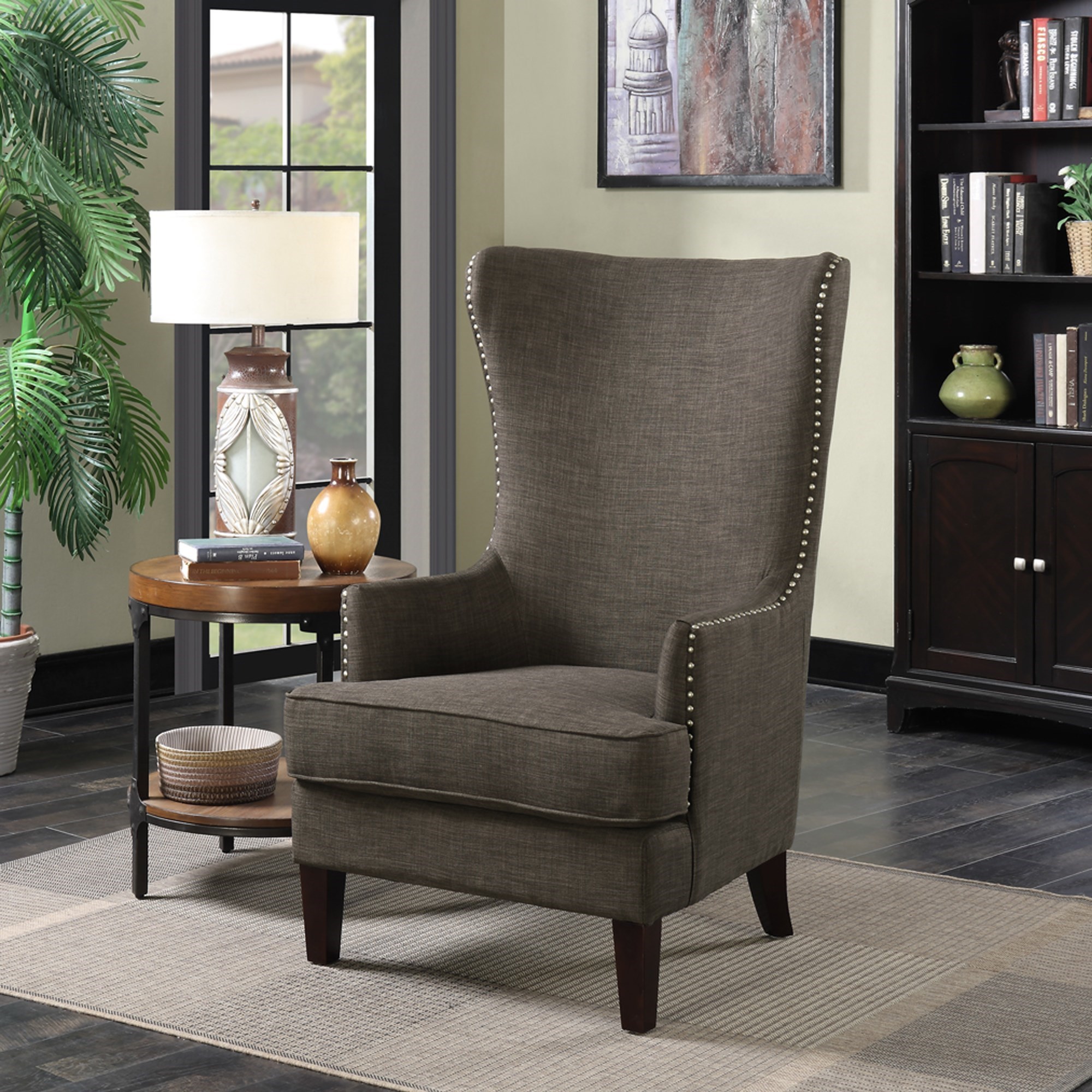 Transitional chairs for online living room