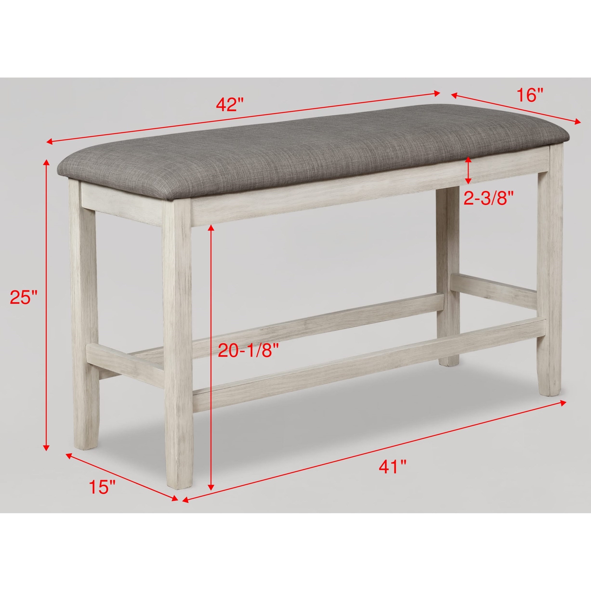 Counter height on sale bench seating