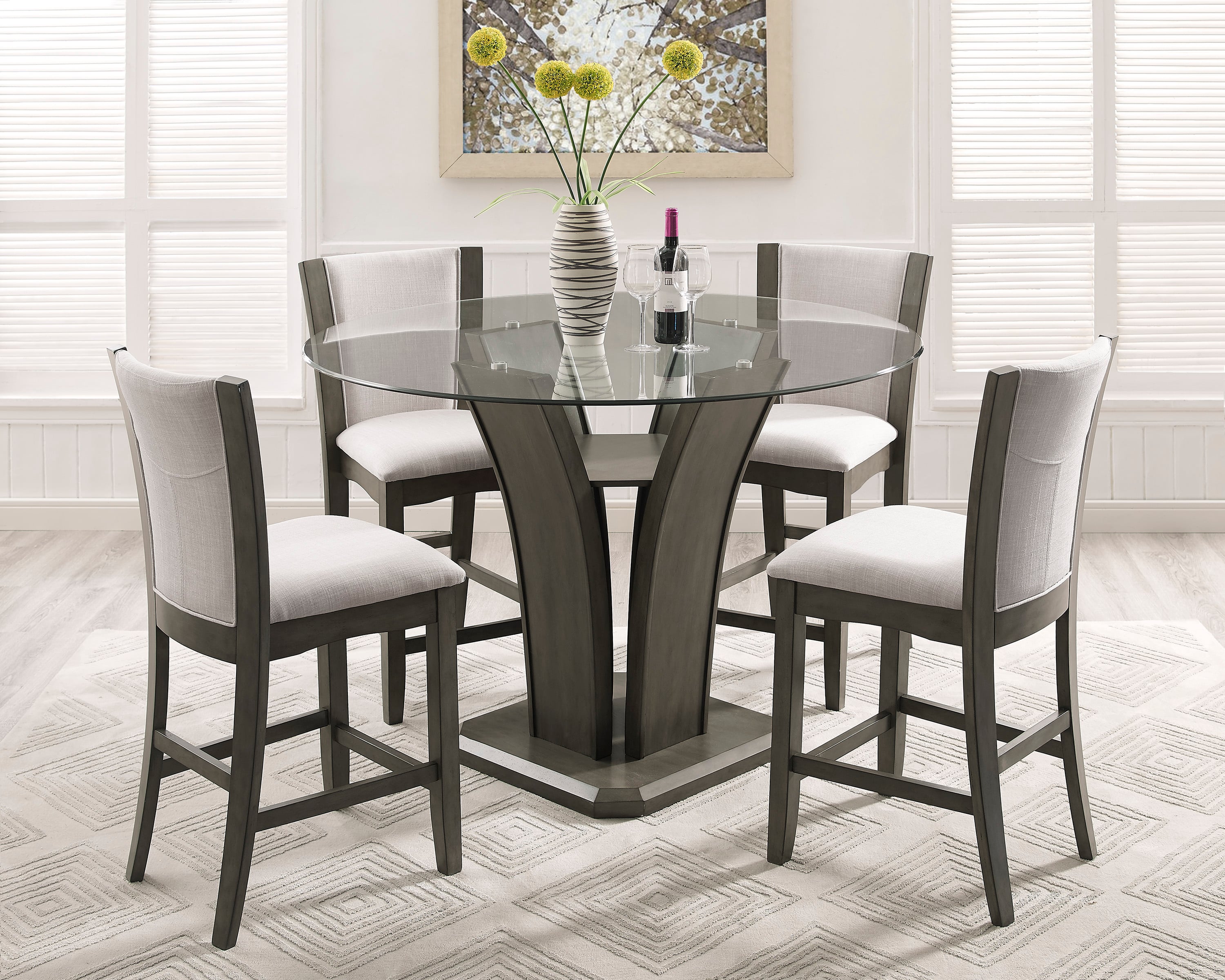 Counter height chairs discount gray