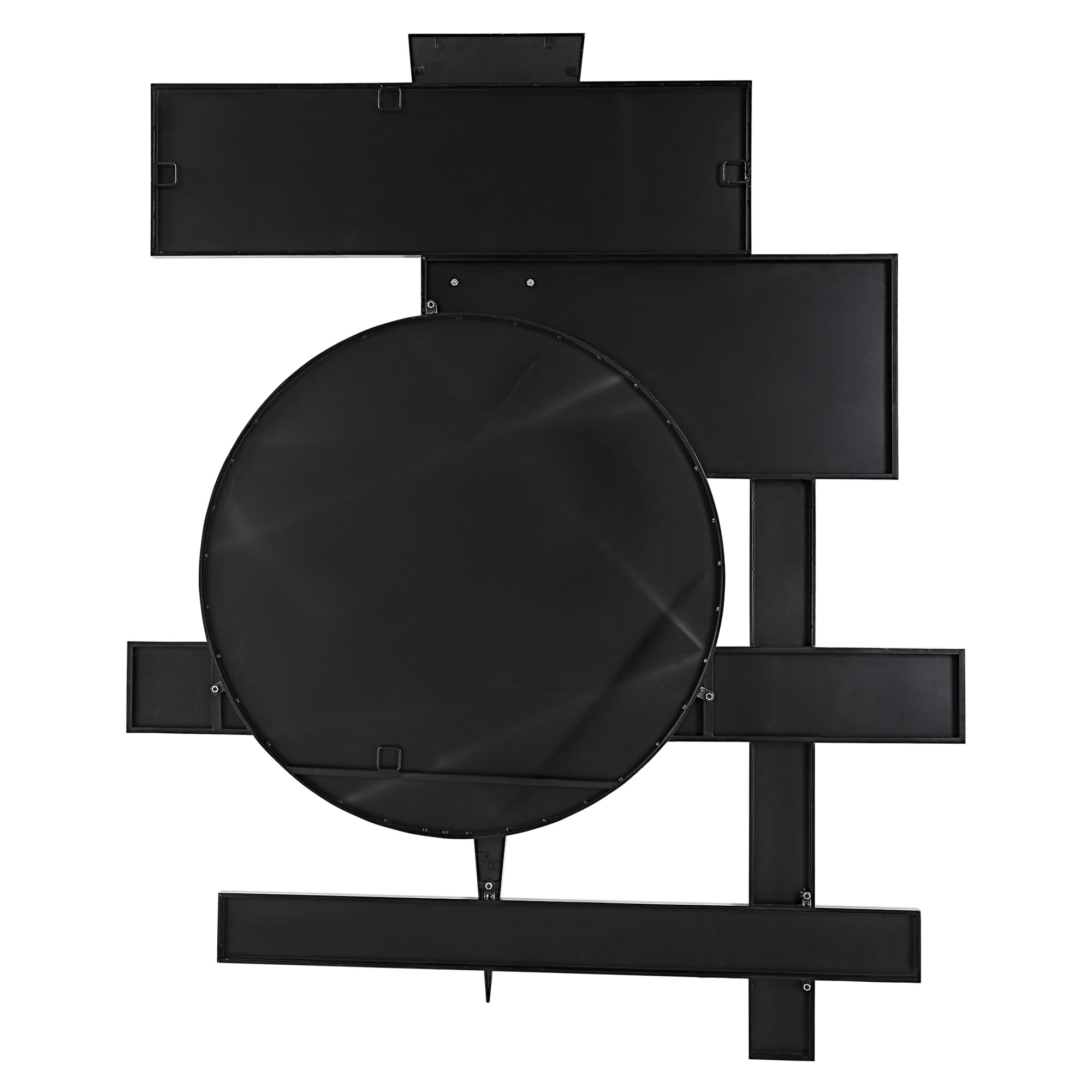 Uttermost® Droplet Black Circle Mirror, Fischer Furniture