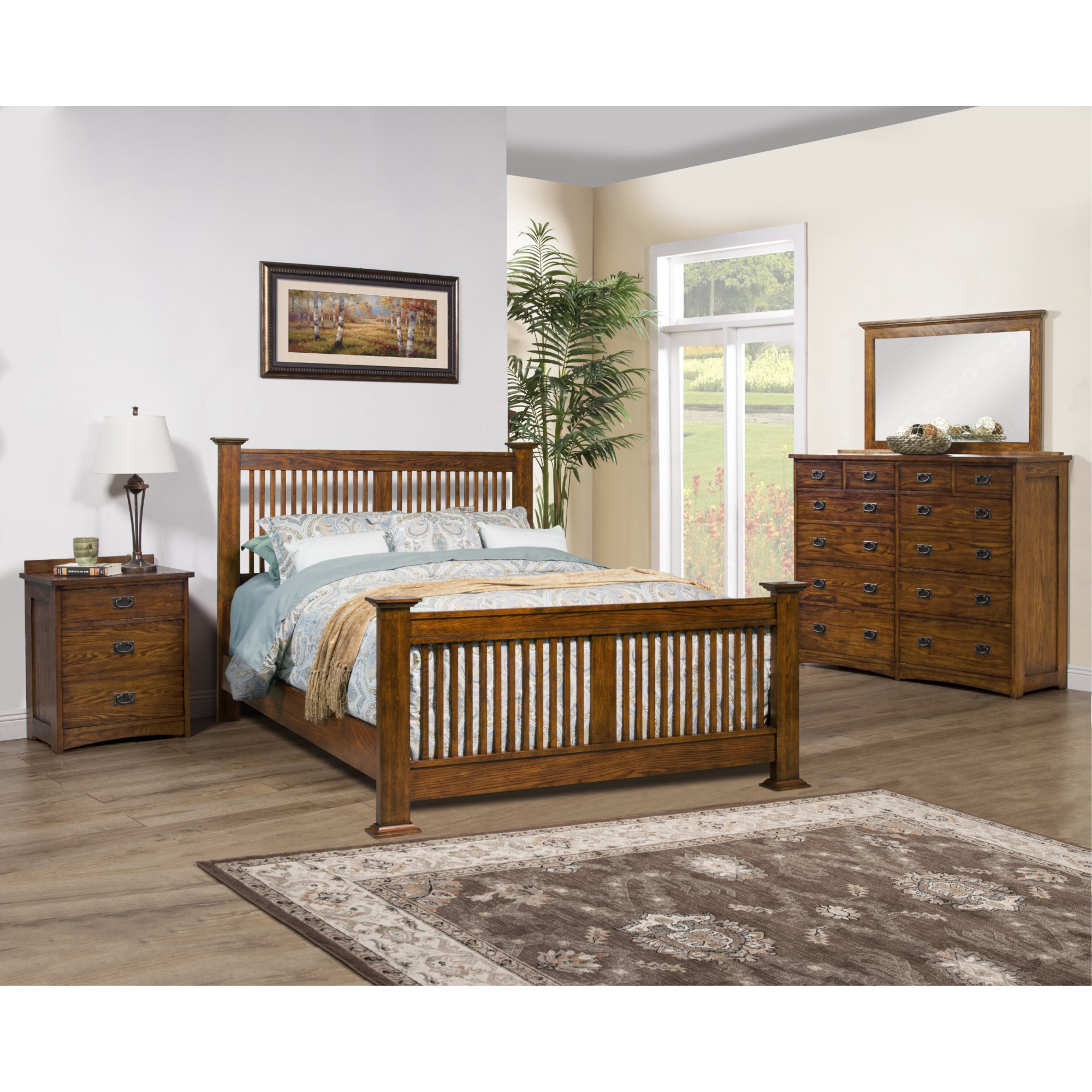 Modern Farmhouse Sawyer Queen Size Bedroom Set – My Furniture Place