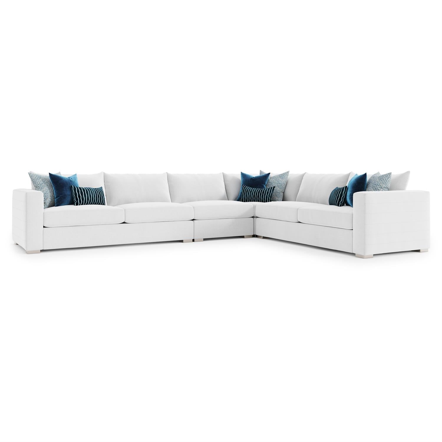 Bernhardt Bernhardt Interiors K1670 Helena Fabric Sectional | Baer's ...