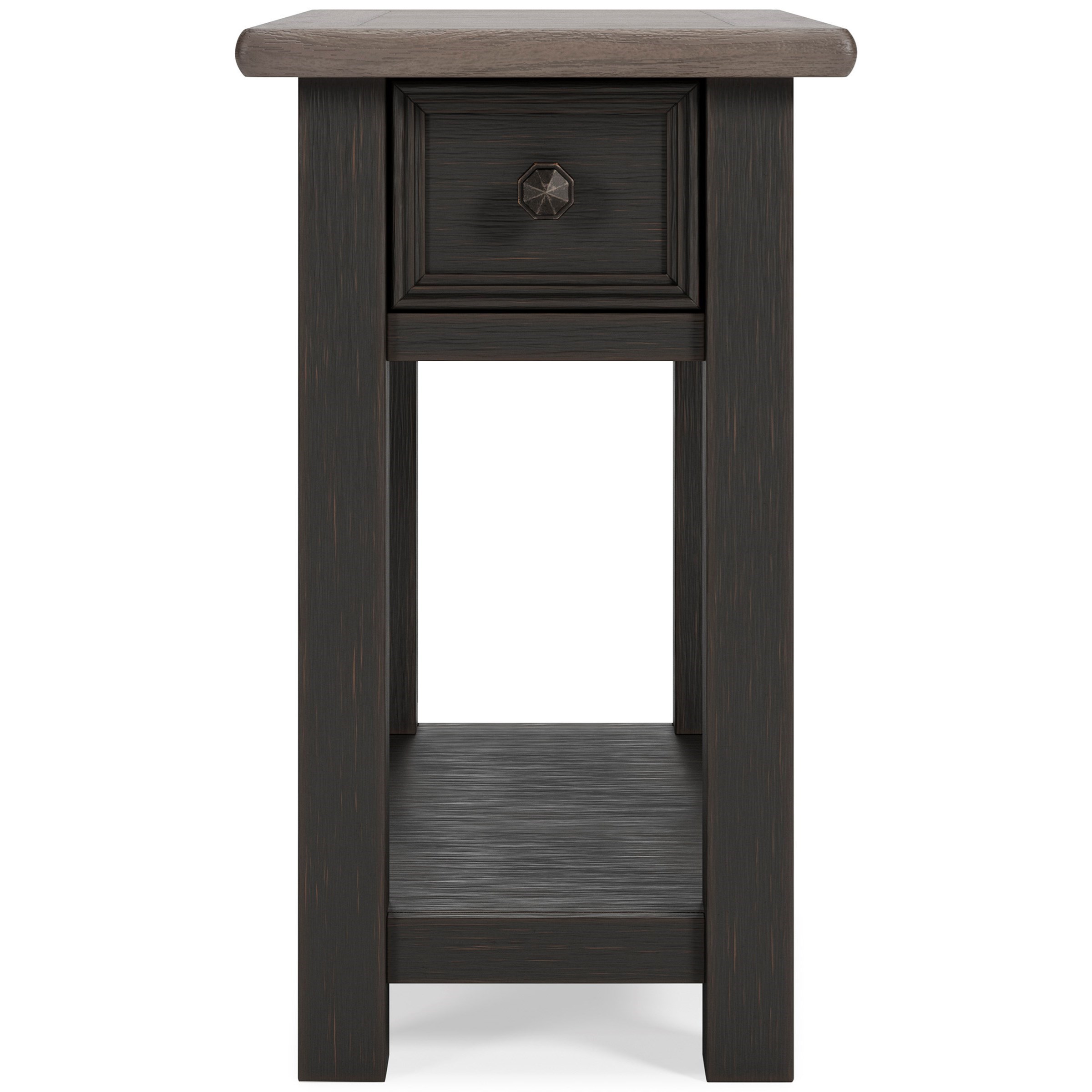 Tyler creek chairside end table store with usb ports & outlets