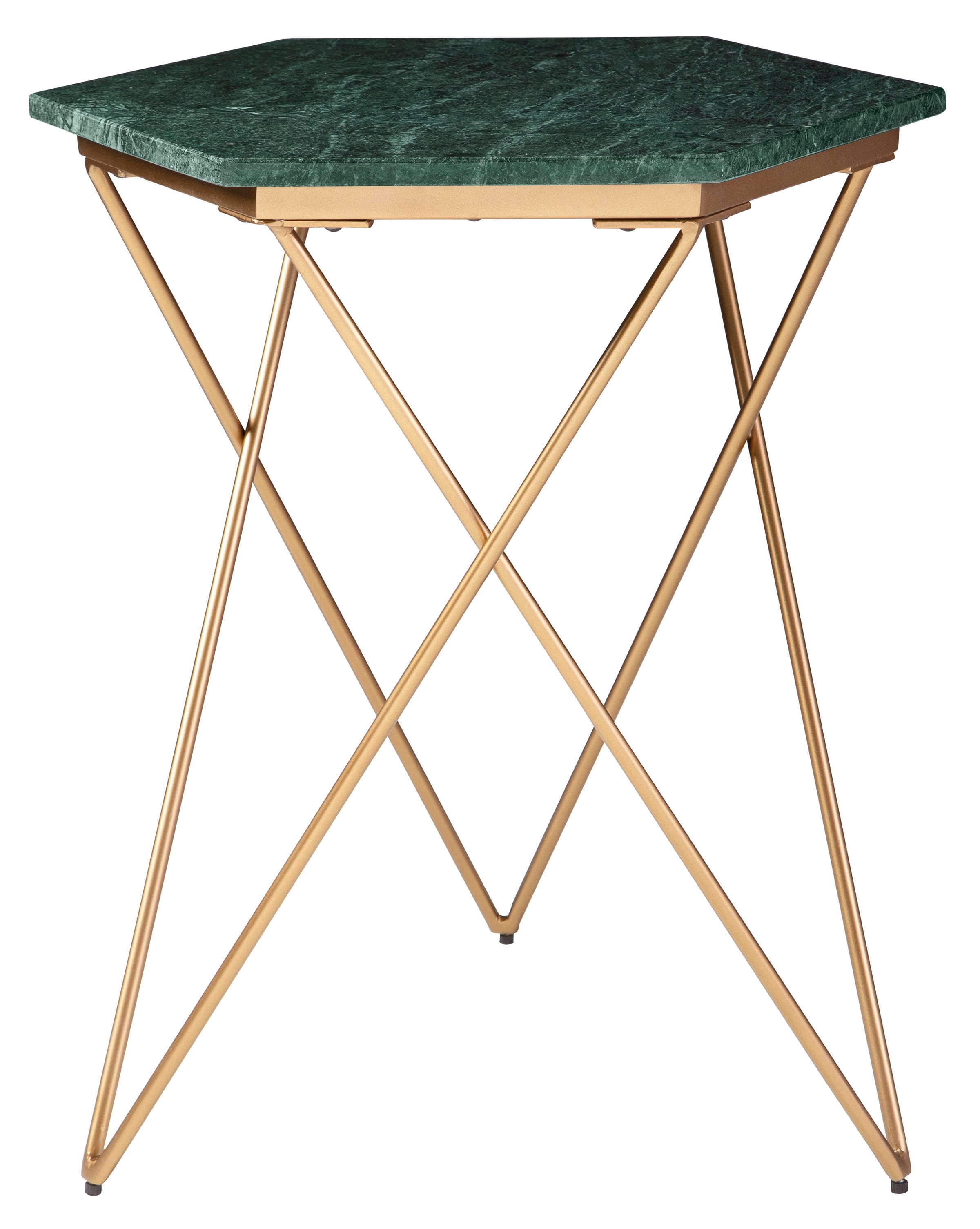 Green marble accent deals table