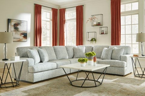 4pc sectional outlet with chaise