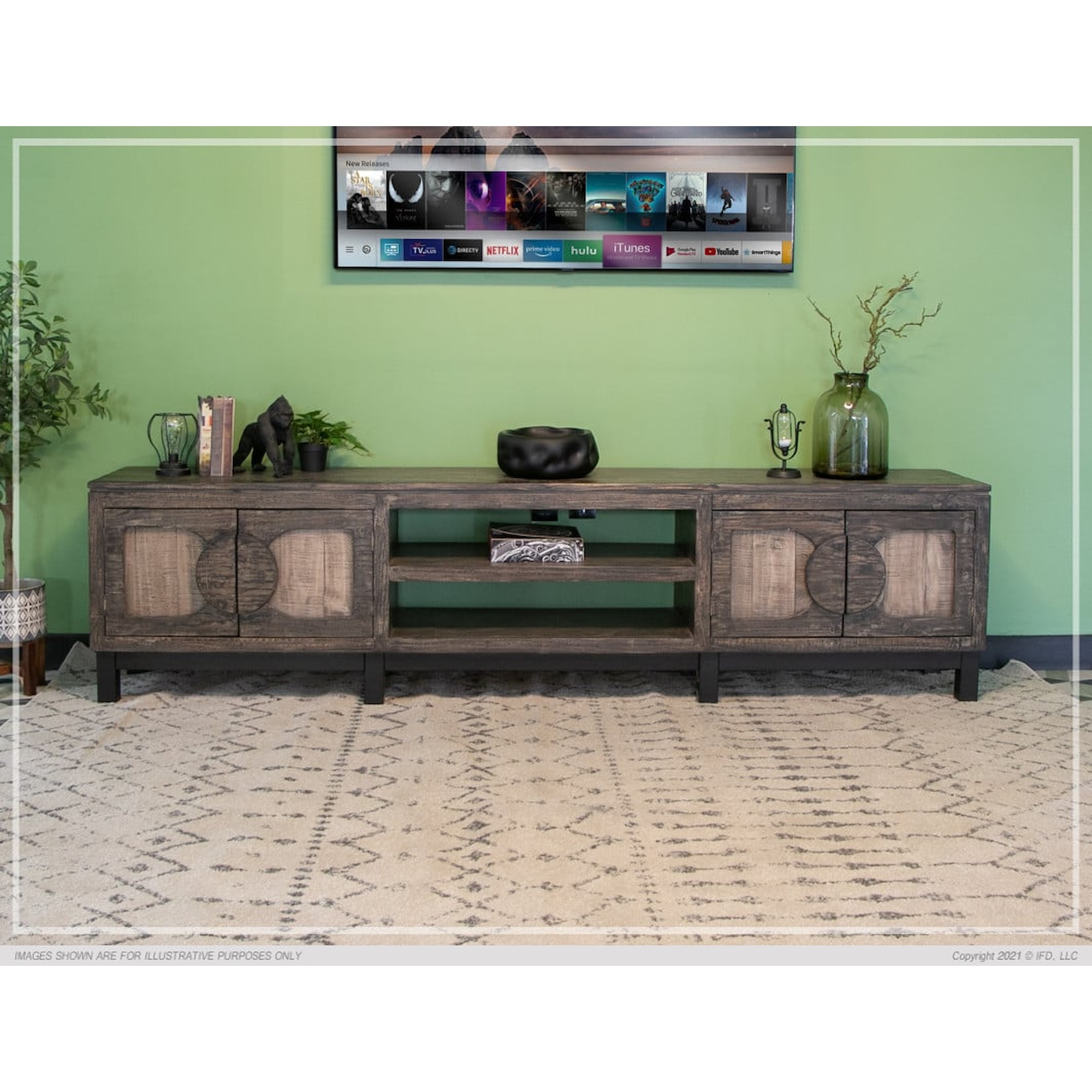 International Furniture Direct Cosal IFD8081STN93BN Rustic Brown 4 international-furniture-direct-cosal-ifd8081stn93bn-rustic-brown-4