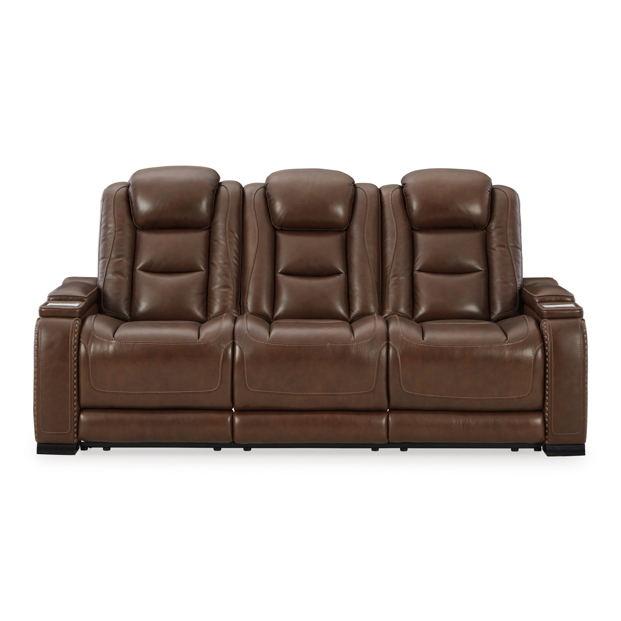Signature Design by Ashley The Man-Den U8530615 Contemporary Power  Reclining Sofa with Adjustable Headrest and Lumbar Support, Wayside  Furniture & Mattress