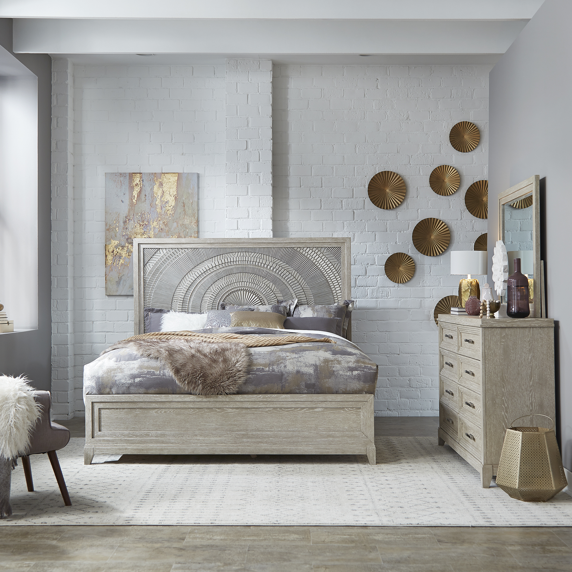 Liberty Furniture Belmar 902 BR KPBDM Contemporary 3 Piece King