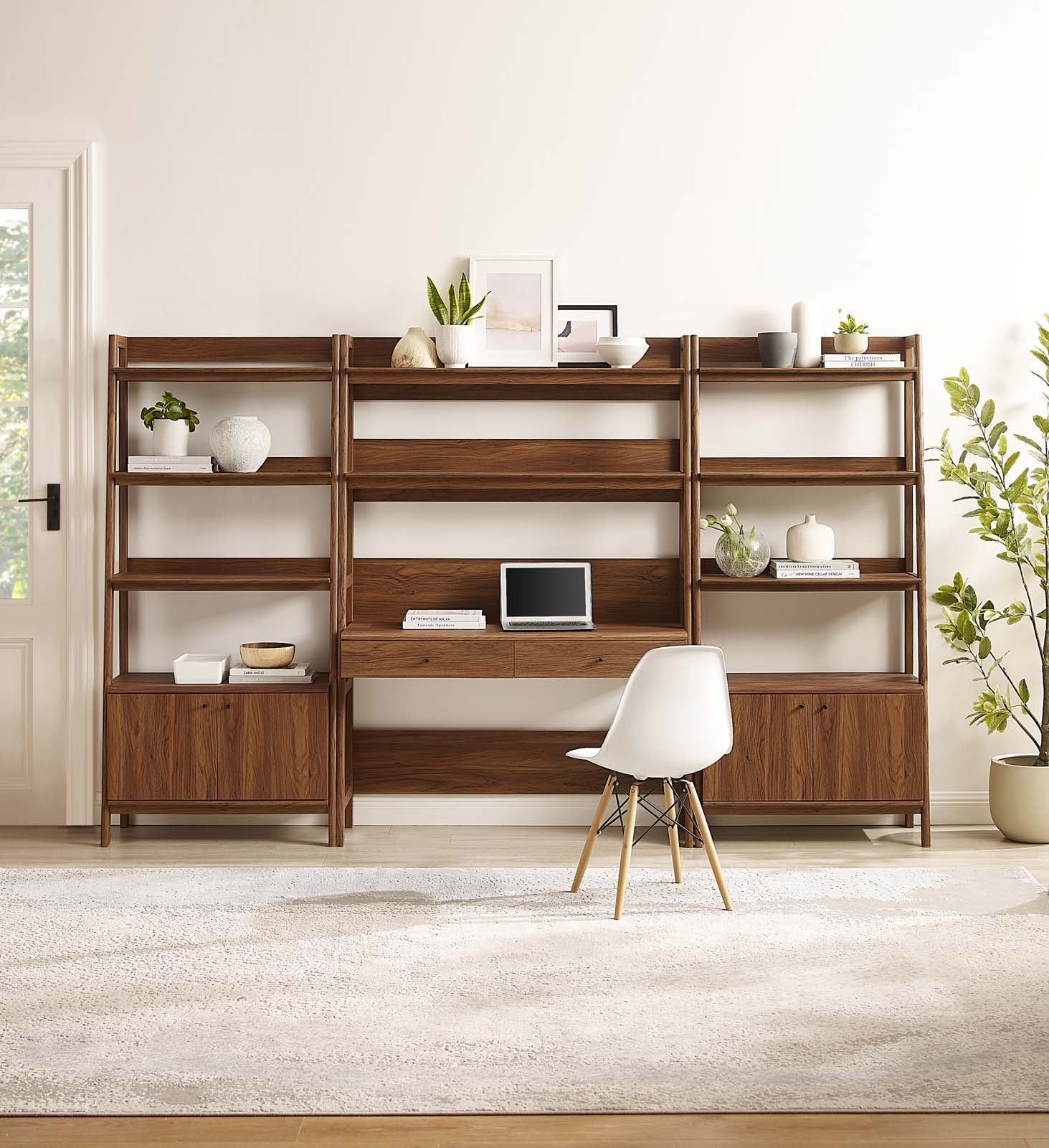 Office credenza deals with bookshelves