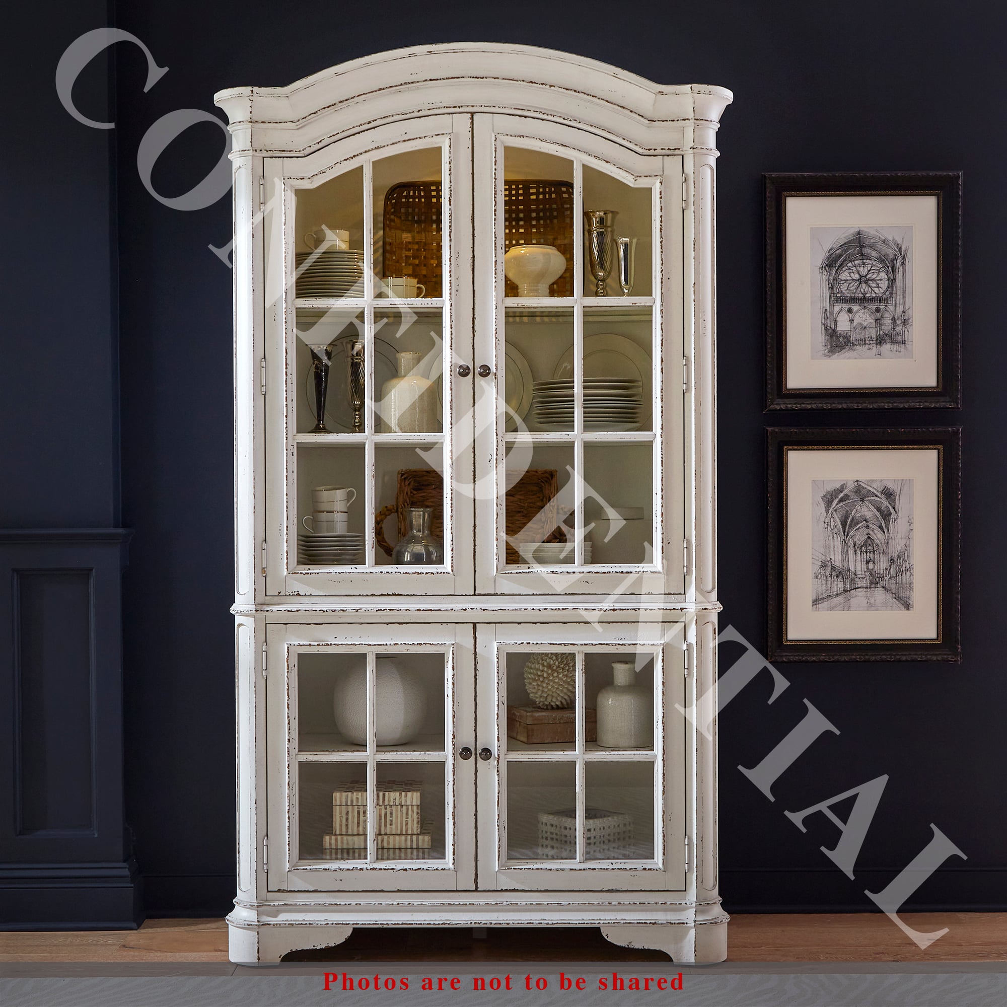Magnolia Manor Display Cabinet