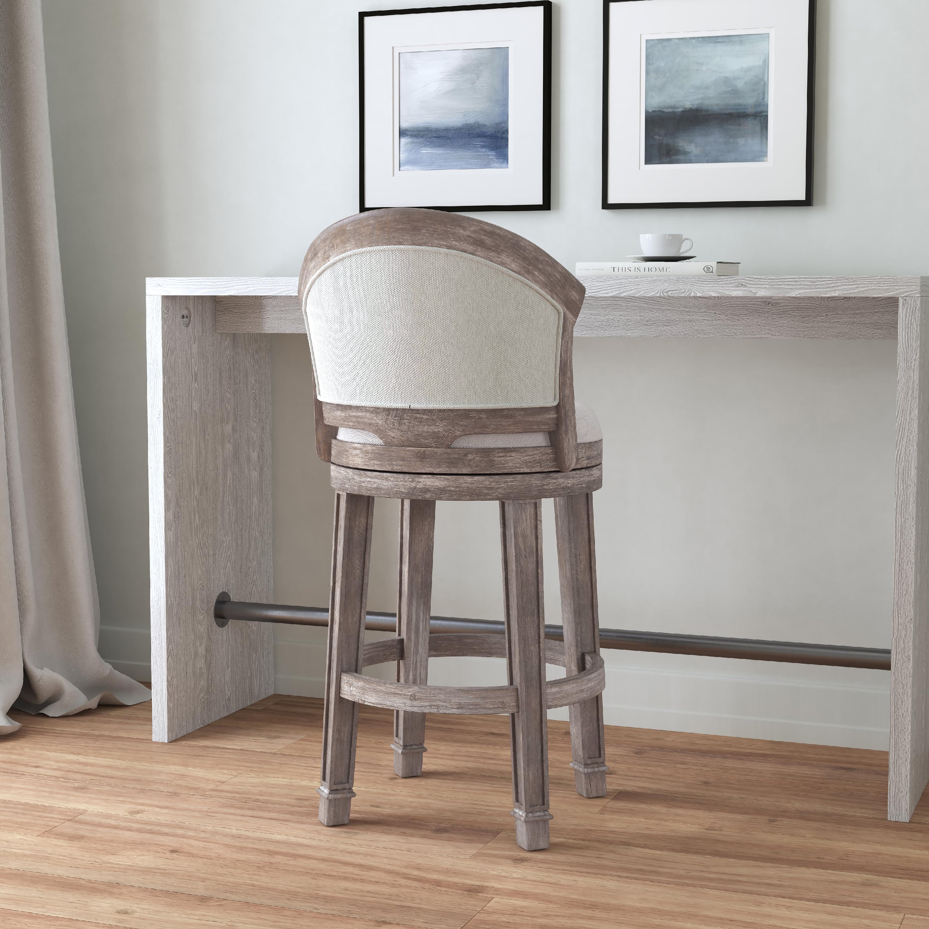 Hillsdale monae deals swivel counter stool