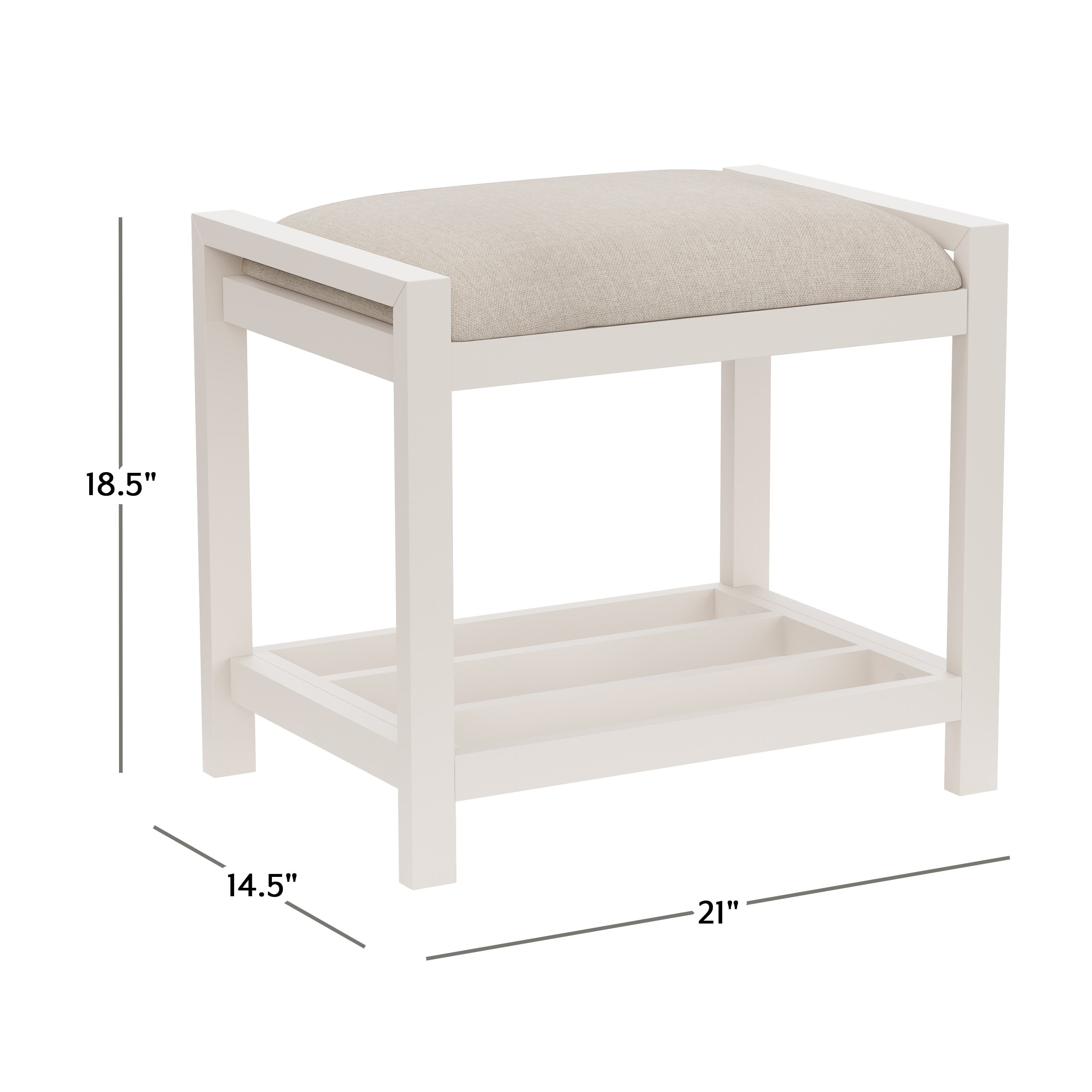 21 inch vanity discount stool