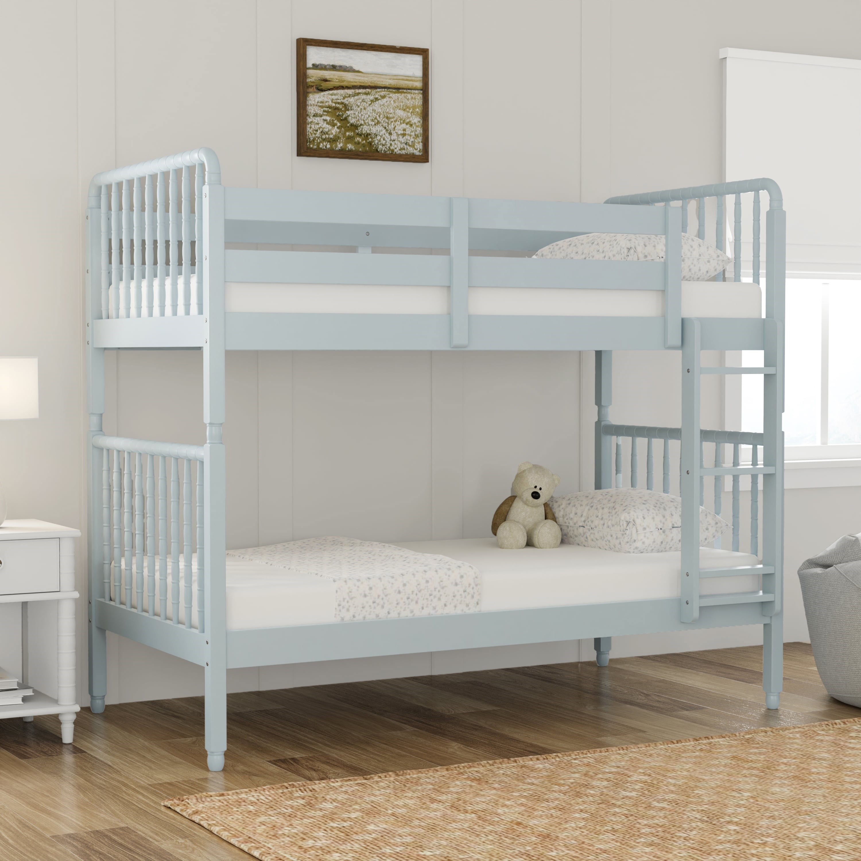 Spindle bunk deals bed