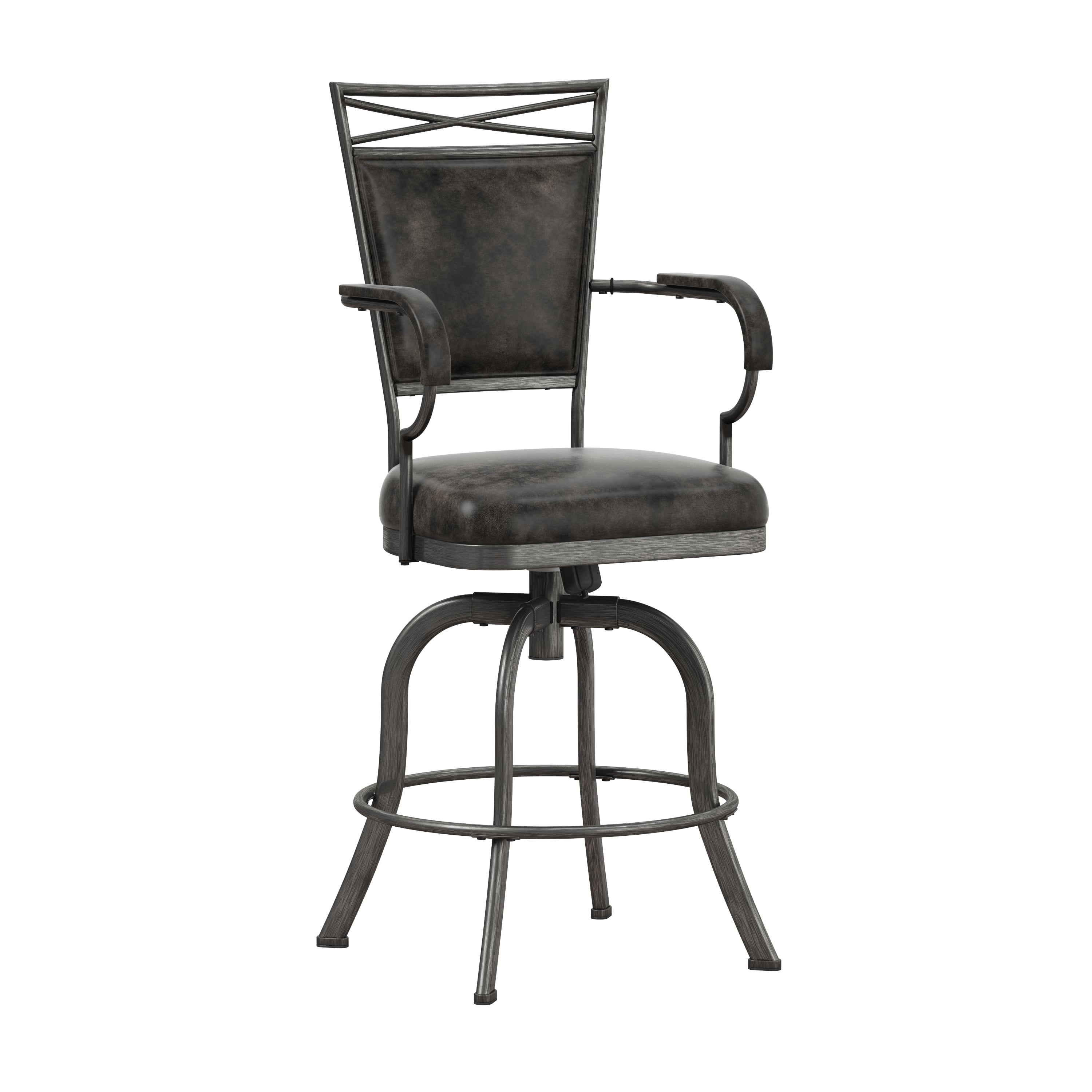 Swivel tilt bar stools with online arms