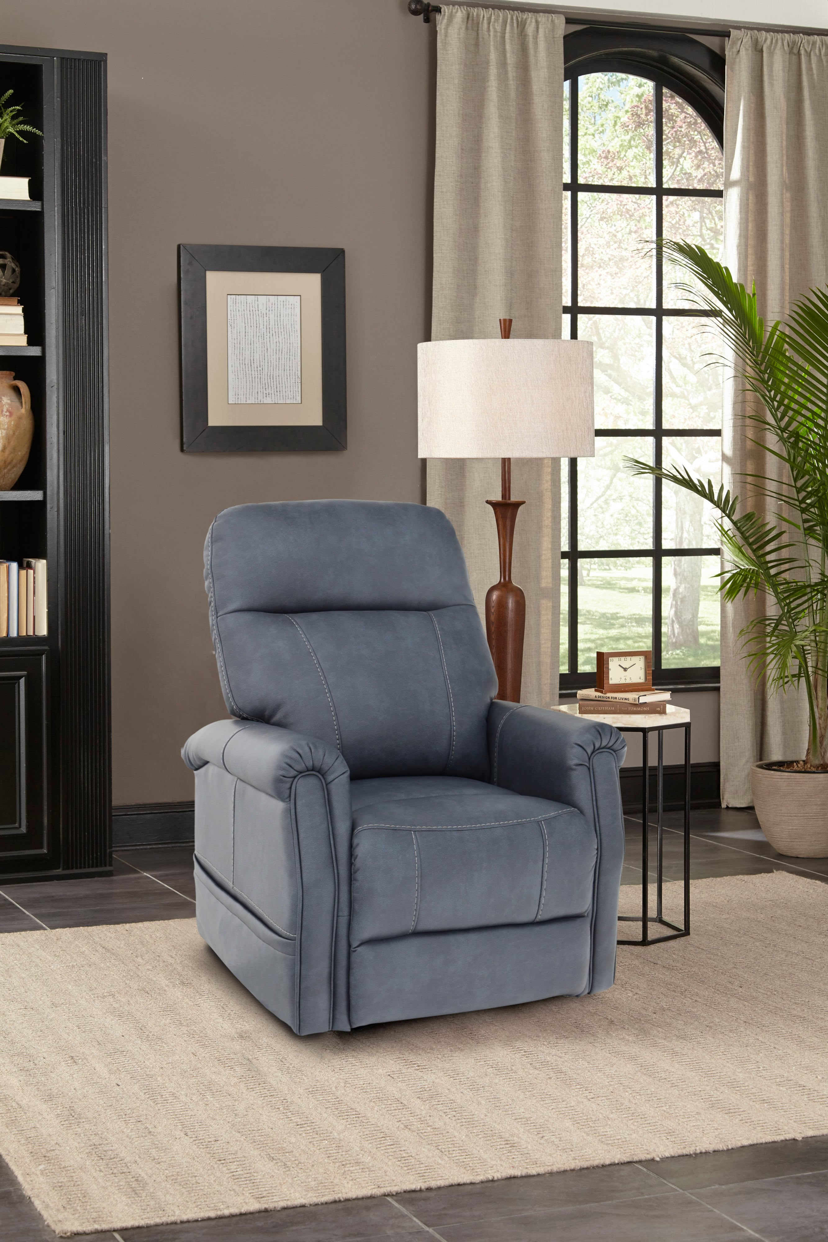 Warehouse M 425 12120014 Power Lift Recliner w Massage Heat Pilgrim Furniture City Recliner Lift Recliner