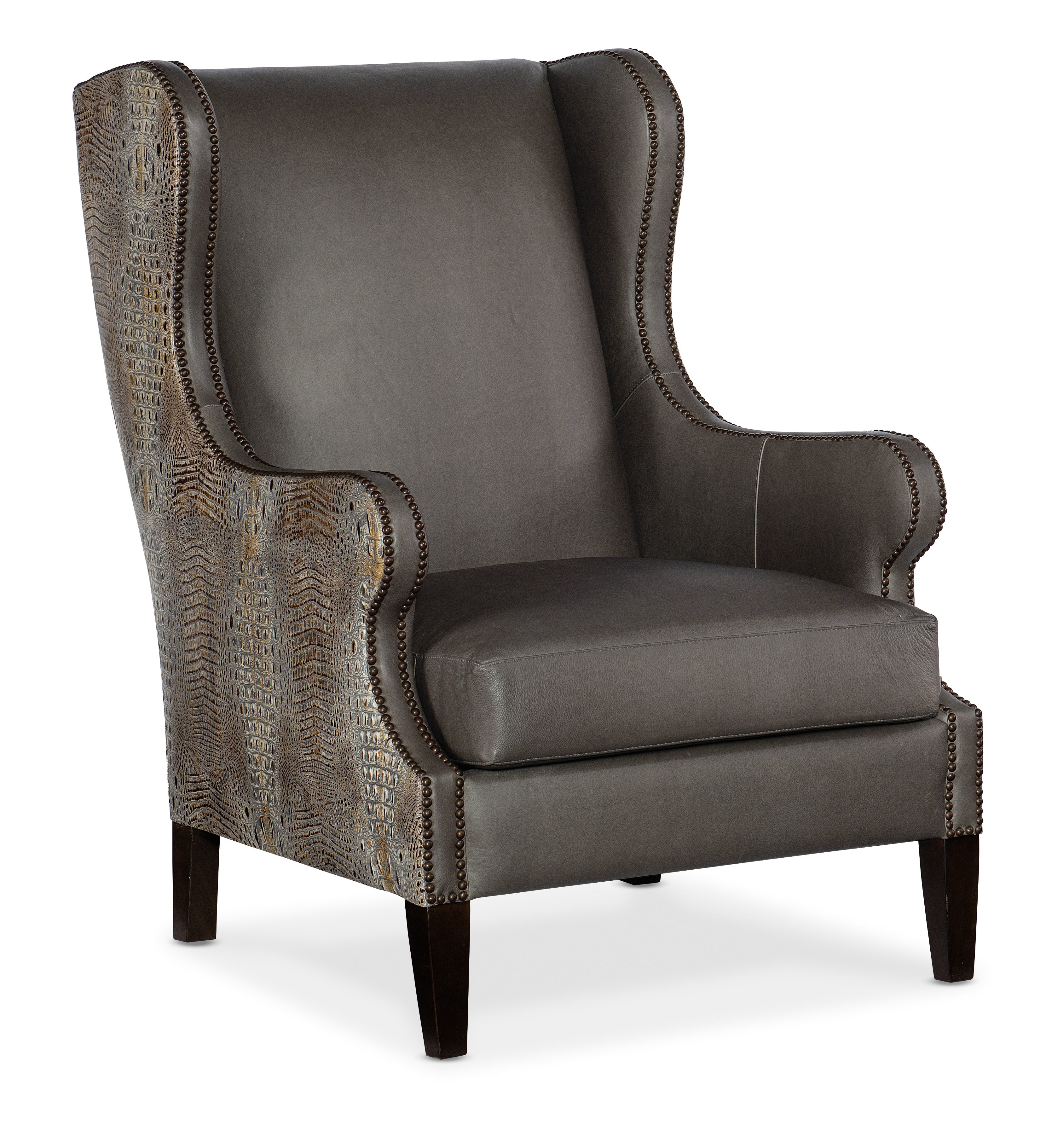 Hooker leather club discount chair