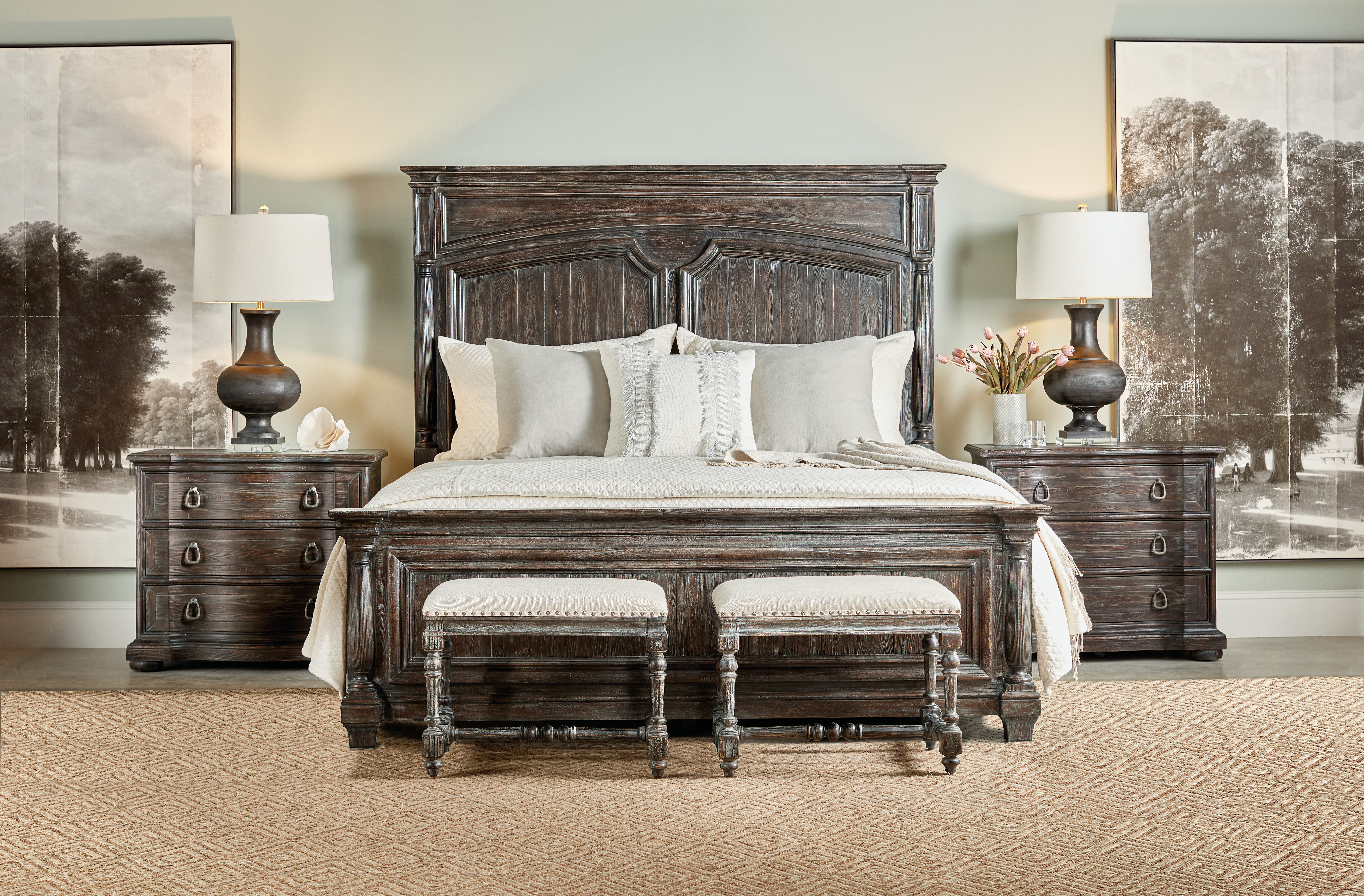 Hooker furniture store king bed